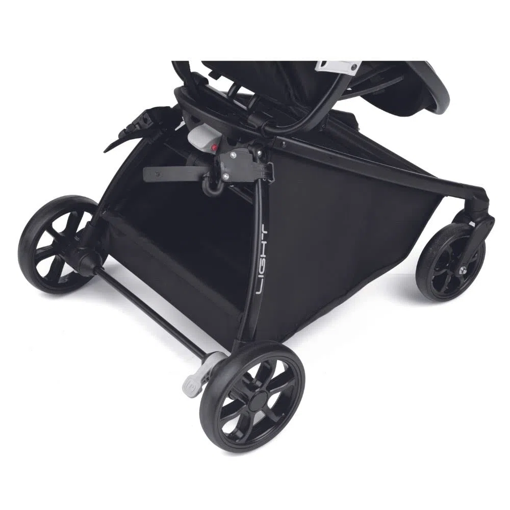 Be Cool Skate Pedana Passeggino Universale, Secondo Bambino fino a 20 kg, Pieghevole, Antiscivolo, Compatibile Passeggino, Nero