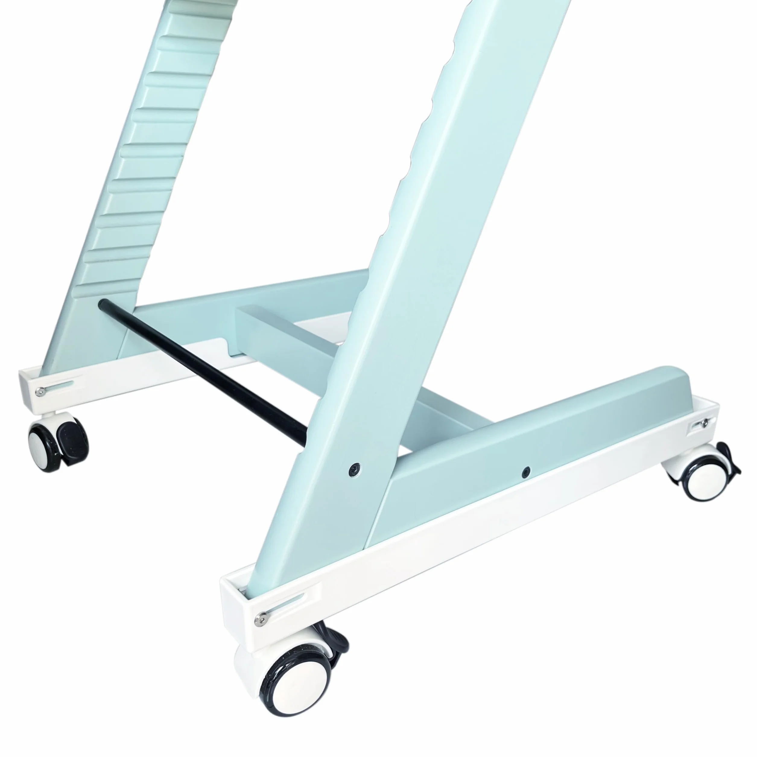 Ruote compatibili con seggiolone Stokke Tripp Trapp, con serrature di sicurezza, rotazione a 360°, ruote silenziose, convenienza, nessuna foratura richiesta intatto il seggiolone