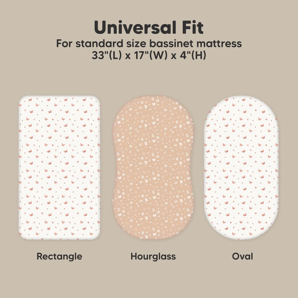 2 confezioni di lenzuola organiche per culla per neonati, per ragazze e ragazzi - 100% lenzuola per materasso per culla in cotone, compatibili con Halo Bassinest Swivel Sleeper, Graco, Baby Delight