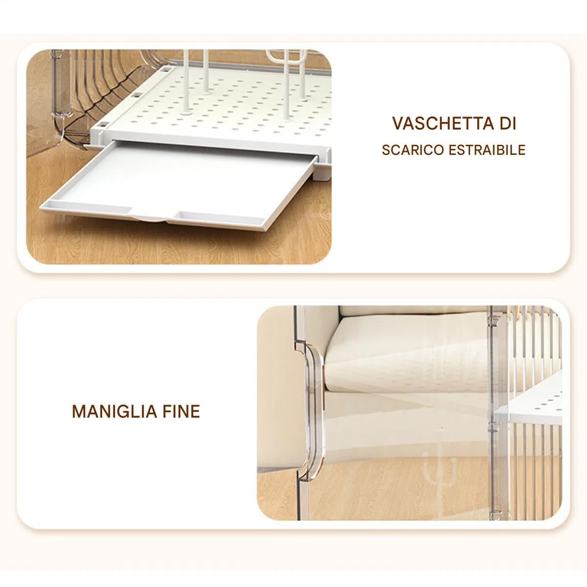 Organizzatore Verticale Per Biberon, Antipolvere, Igienico, Con Vassoio Di Drenaggio, 15,55x9,84x9,45 Pollici, Ideale Per, La Cameretta Dei Bambini, L'armadio E Le Stoviglie Bambini