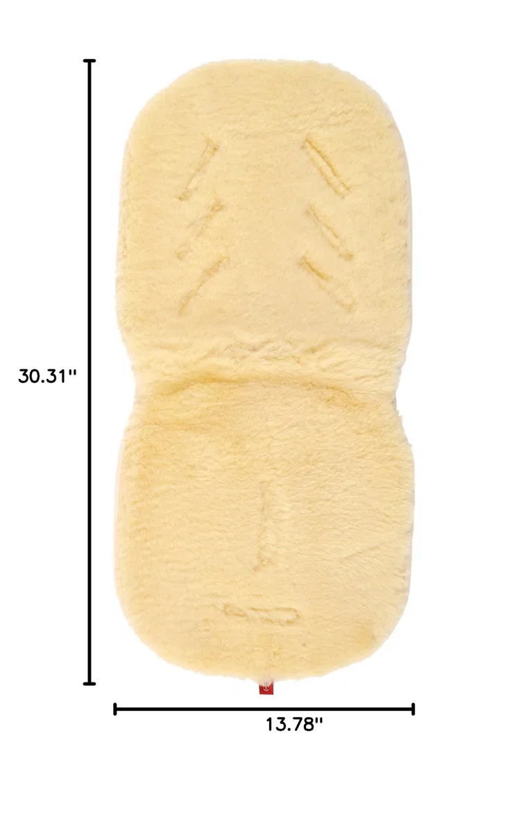 Kaiser Naturfelle 66000 - Vello d'agnello per passeggino, forma universale, 35 x 80 cm