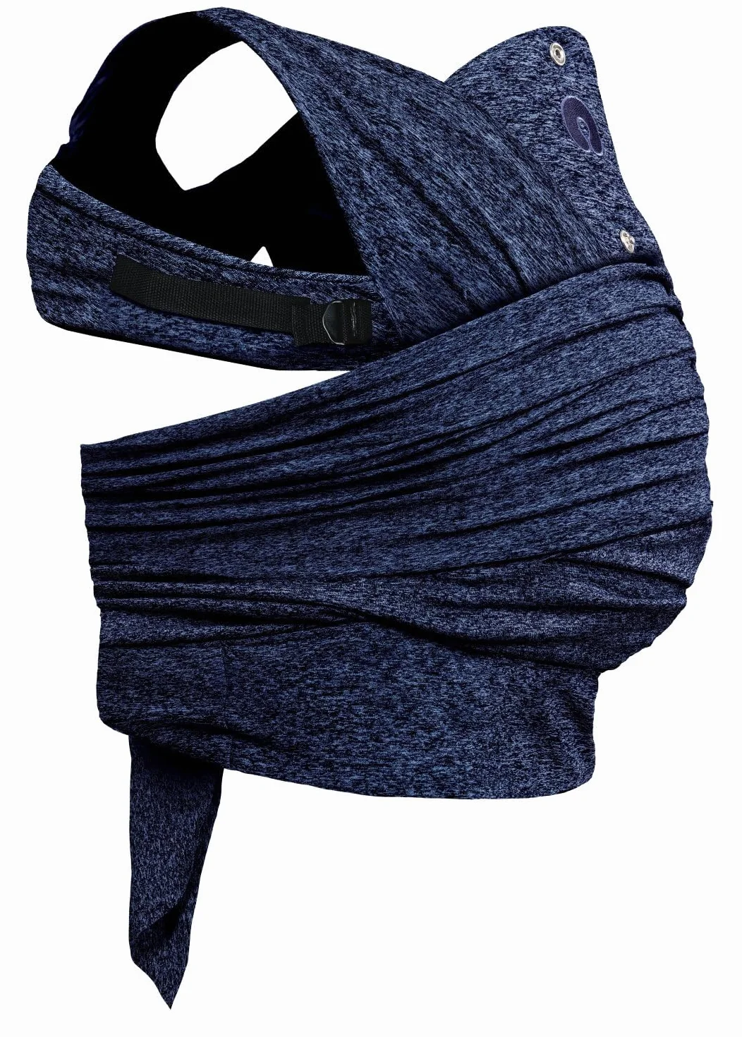 Boppy Comfyfit Evolution Portabebè, Semplice da Indossare e Regolabile, Portabebè Neonato Fronte Mamma Ergonomico con Supporto Testa e Collo, Ampie Fasce Da Annodare, Giromanica Regolabile, 0 Mesi+