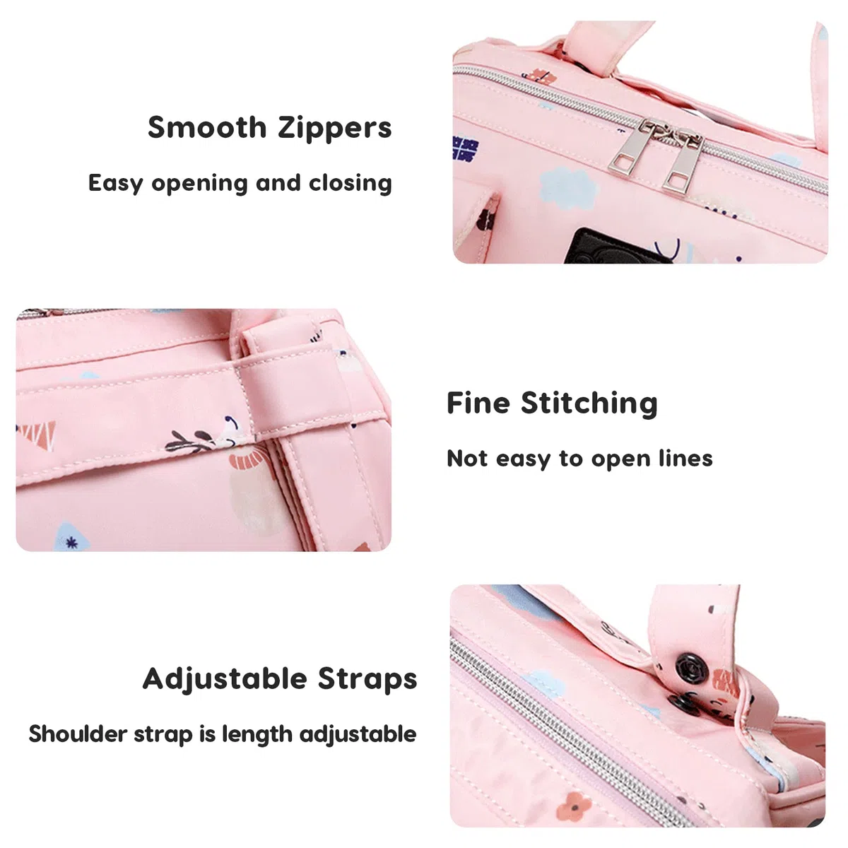 SONARIN Multifunzionale Zaino Fasciatoio Neonato,Grande Capacità Impermeabile Leggera Borsa per Pannolini Zaino Mamma Borsa a Tracolla Borsa Fasciatoio da Viaggio Portatile(Blu)