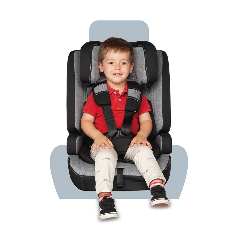 Foppapedretti Seggiolino Auto Street I-Size, per bambini da 76 a 150 cm di altezza, 15mesi-12 anni, conforme ECE R129, Fissaggio a 3 punti, Safe Body Protection, Protezione Impatti Laterali, Silver