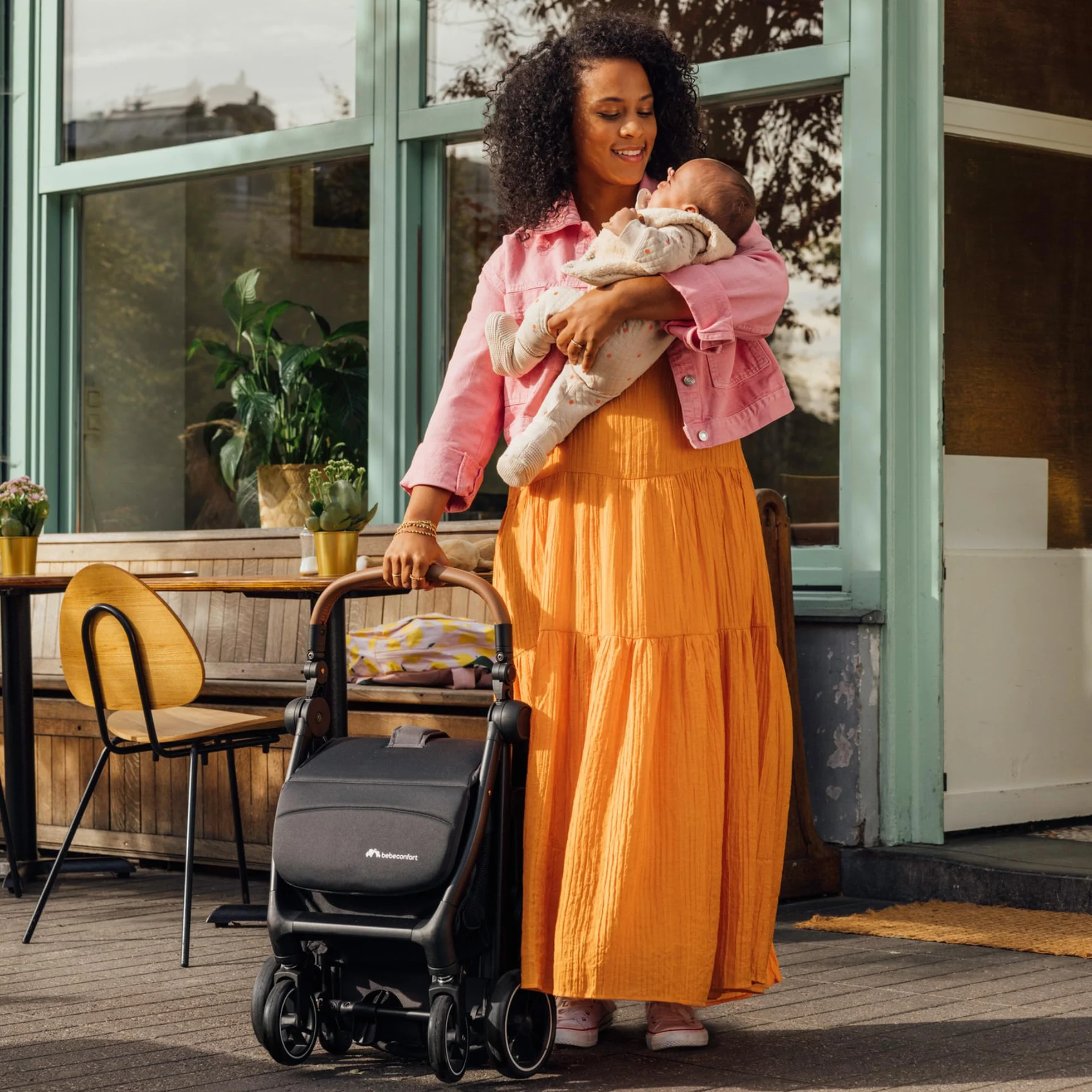 Bebeconfort Sunlite Passeggino leggero reclinabile pieghevole bambini 0-4 anni 22 kg 7,2 kg Tinted Grey
