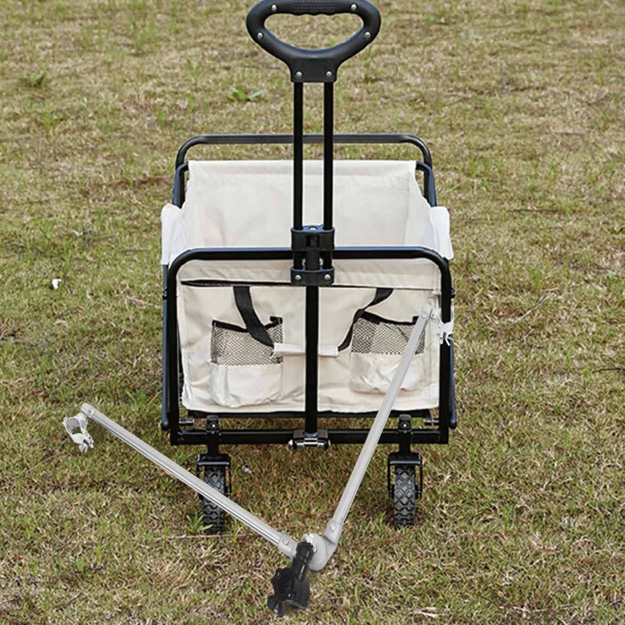 Adattatore Gancio Rimorchio in Metallo Sgancio Rapido per Bici Elettriche e Carrelli Pieghevoli