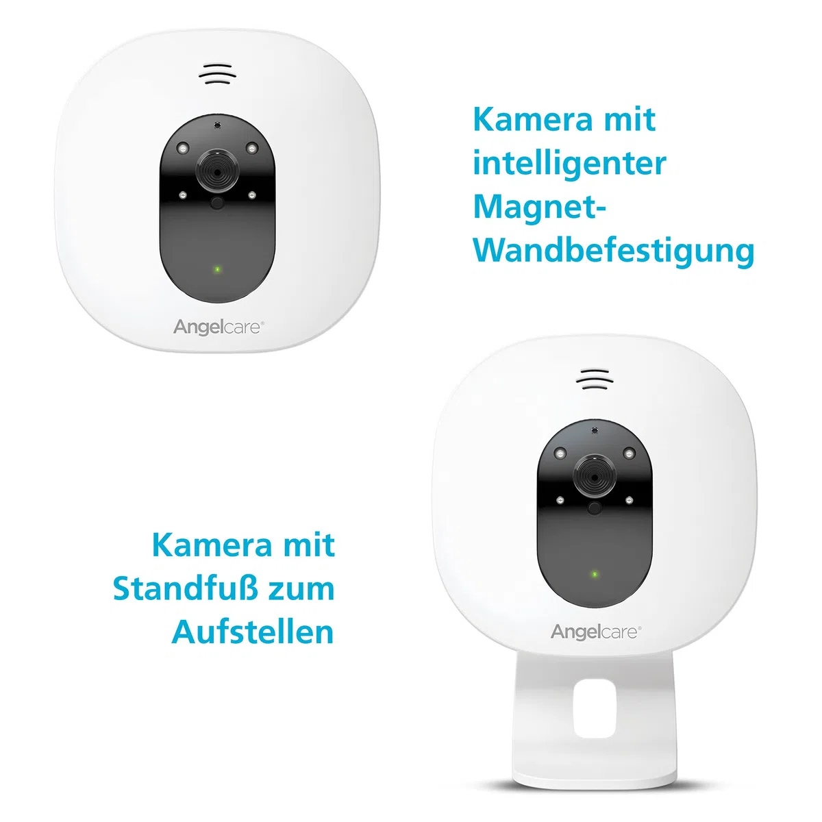 Angelcare SmartSensor Pro 3, monitoraggio 3 in 1: video + audio + movimento con sensori wireless, visualizzazione della temperatura ambiente