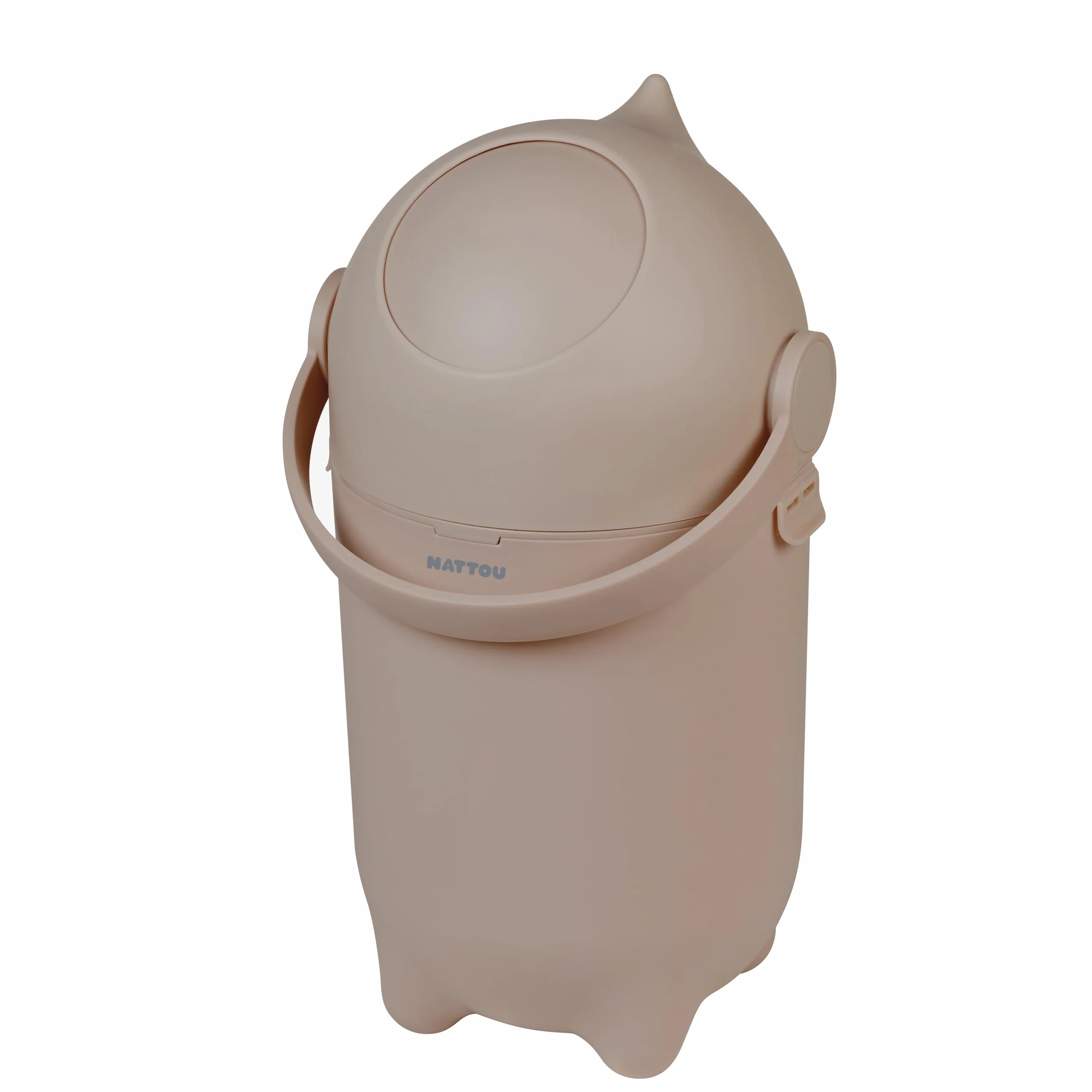 Nattou Dropy Secchio per pannolini antiodore 49,5 x 28 cm polipropilene ABS tortora