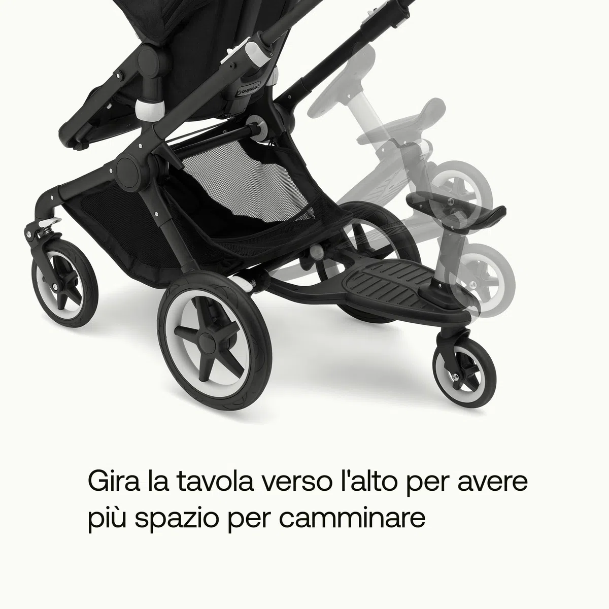 Bugaboo comoda tavola Board+ con ruote, modello 2017