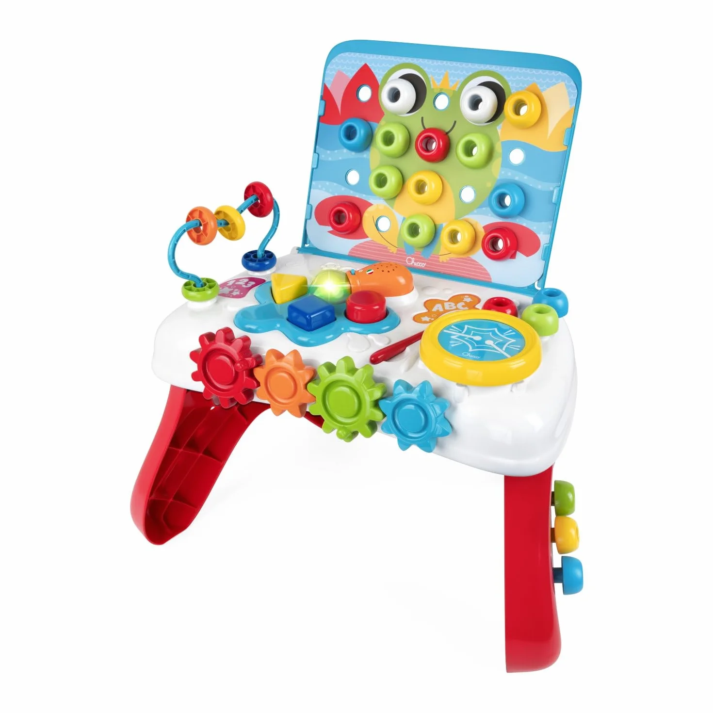 Chicco Gioco Tavolo Art&Craft Banco multiattività bilingue Gioco Educativo attività Elettroniche Tavolo interattivo 10 m- 4 Anni