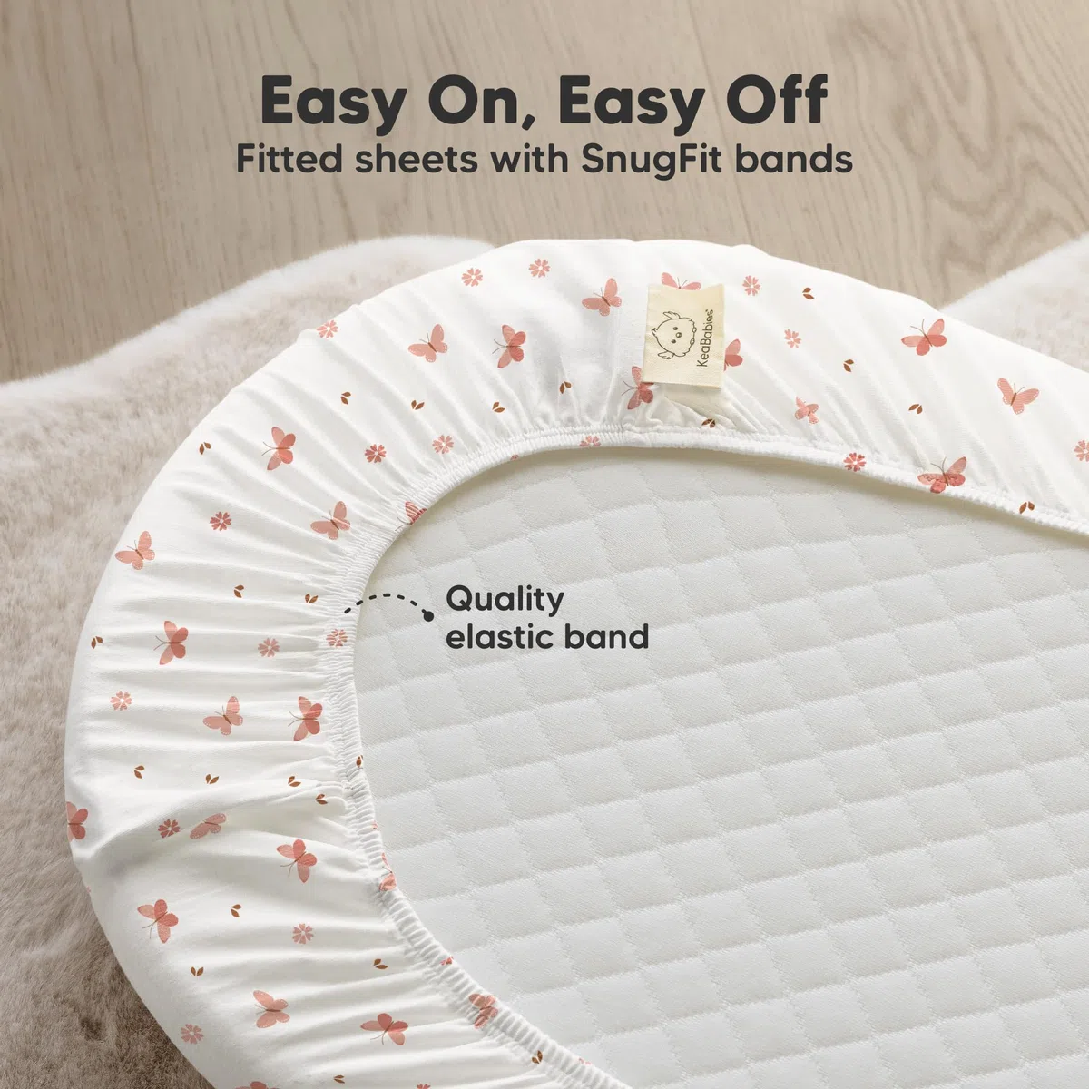2 confezioni di lenzuola organiche per culla per neonati, per ragazze e ragazzi - 100% lenzuola per materasso per culla in cotone, compatibili con Halo Bassinest Swivel Sleeper, Graco, Baby Delight