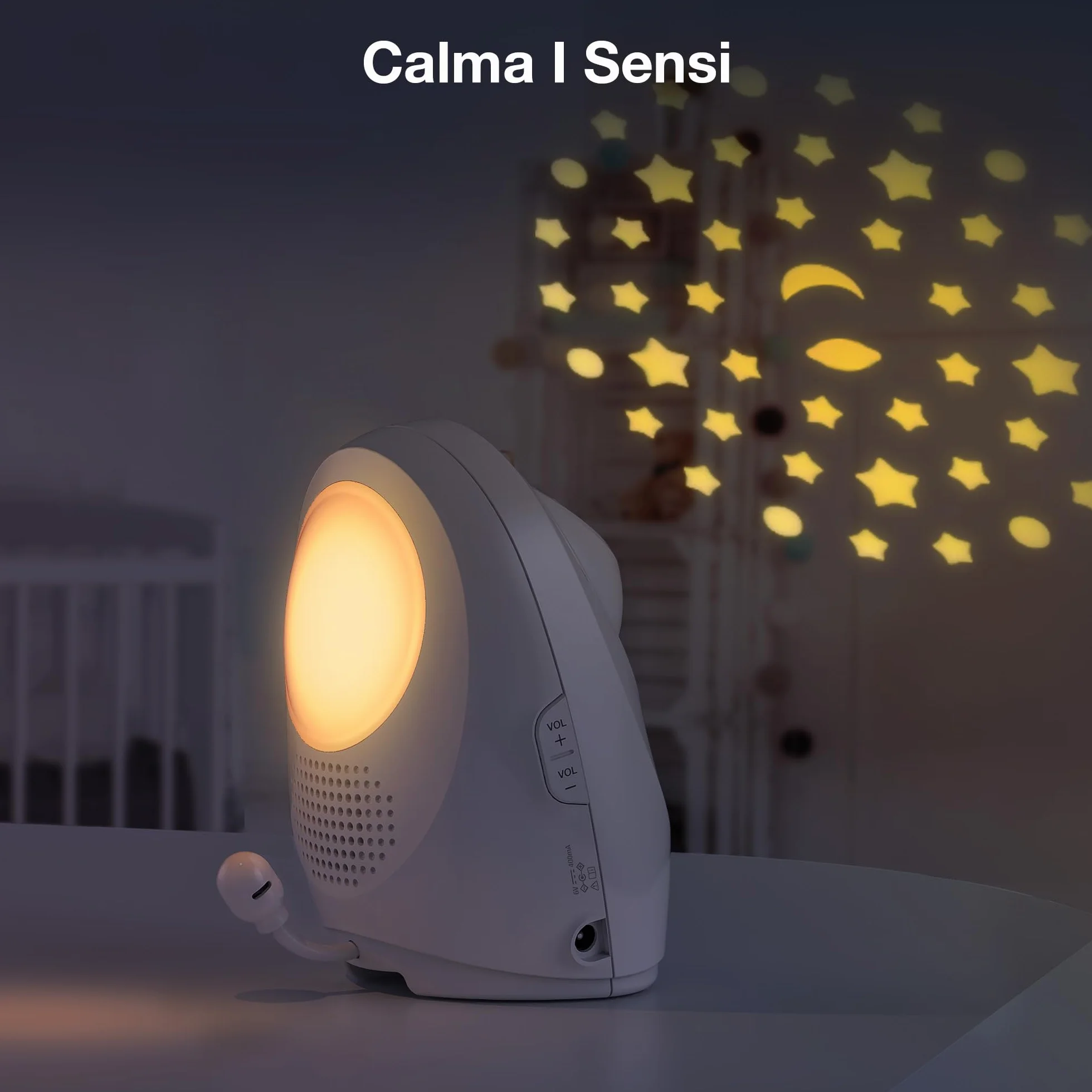 VTech DM1212 Baby Audio Monitor, 460 m Range, 8 Hours Battery, Projection Night Light, Lullabies, Bidirectional
