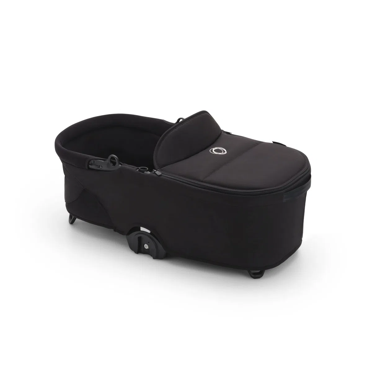 Bugaboo Dragonfly Navicella, con Materassino a Nido d'Ape e Coperta Navicella, Chiusura Facile a Una Mano in Tutte le Posizioni, Compatibile con il Passeggino Bugaboo Dragonfly, Midnight Black