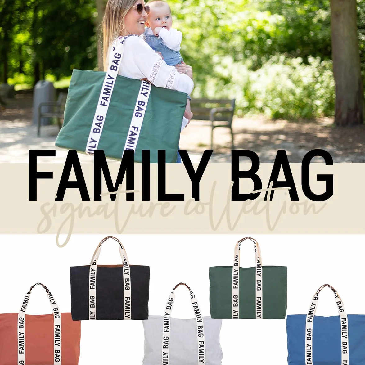 CHILDHOME Family Bag Borsa da Viaggio Weekend Grande Capacità Verde