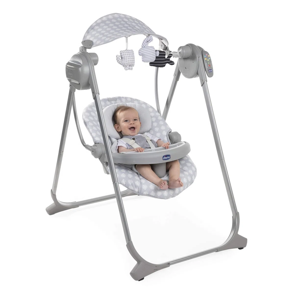 Chicco 07079110490000 Altalena Polly Swing Up Paprika, 0m+, Argento