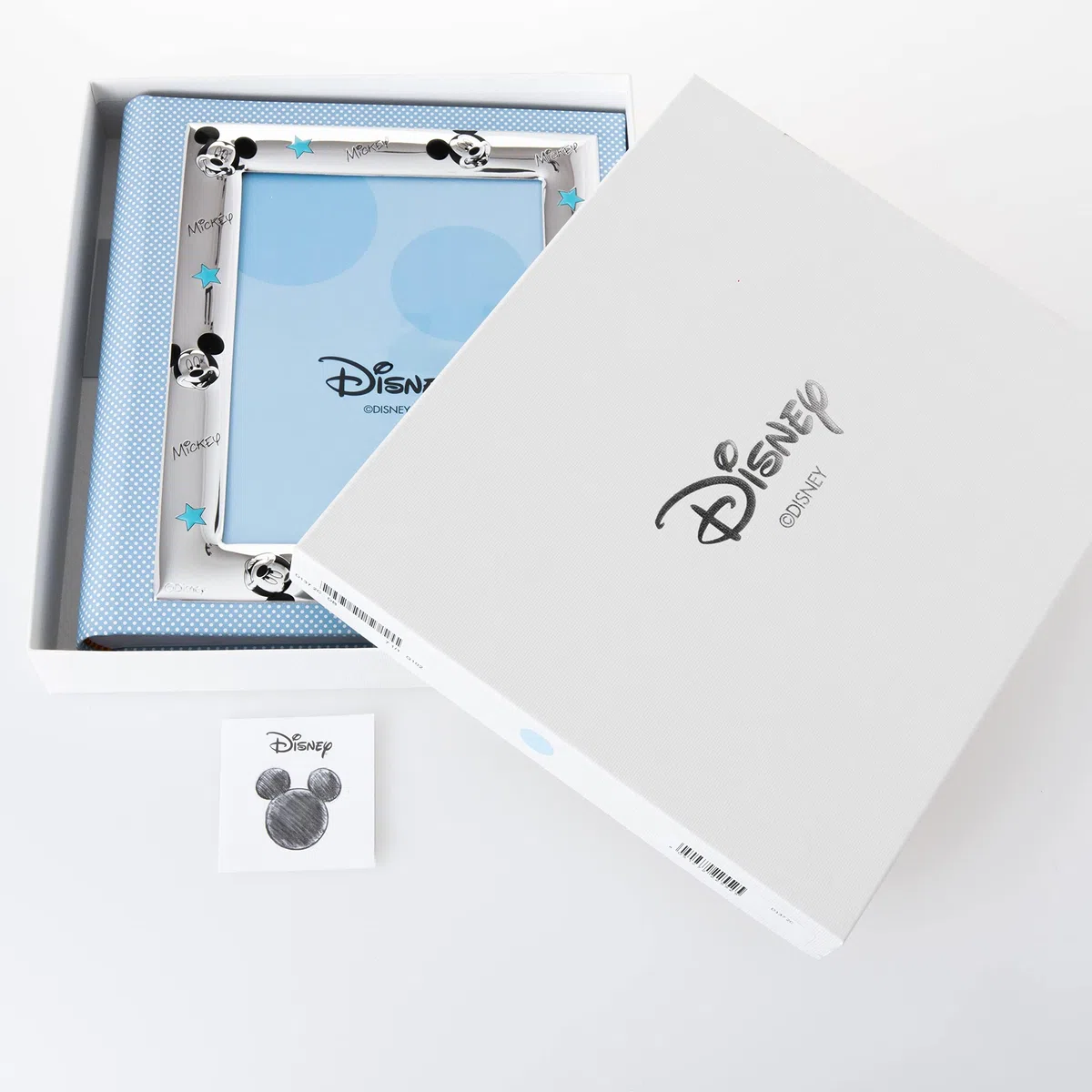 Disney Baby Topolino Mickey Mouse - Album Diario Fotografico Porta Foto per Regalo Battesimo Neonato o Compleanno Bambini