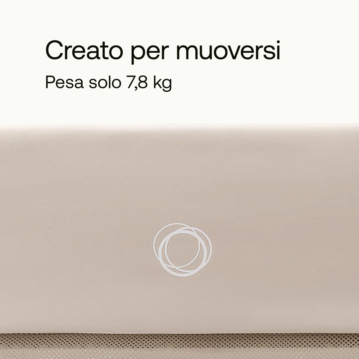 Bugaboo Stardust, 2 in 1: Parco Infantile Pieghevole e Lettino da Viaggio compatto con materasso, si dispiega in 1 Secondo, Borsa per il Trasporto, Da neonati a bambini piccoli, Desert Taupe