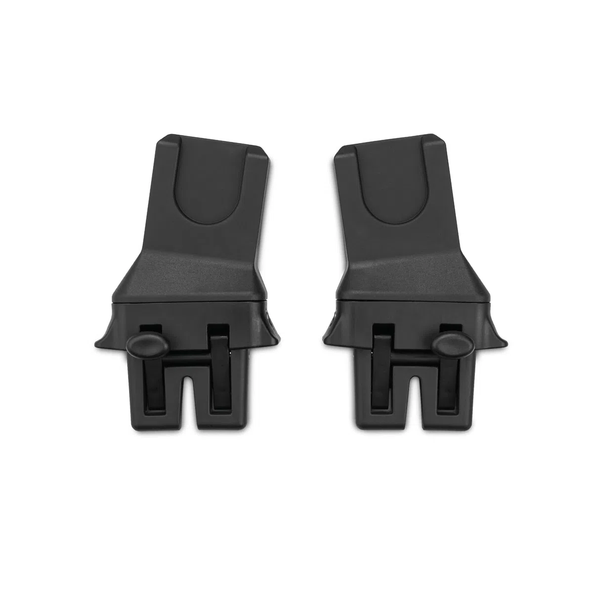 hauck Adattatori Seggiolini Auto Compatibili con Passeggino Gemellare Duett 2 e Duett 4 e Ovetti Selezionati di Maxi Cosi Cybex Joie Kinderkraft (Non Compatibili con Tutti i Modelli) - 1 Coppia, Nero