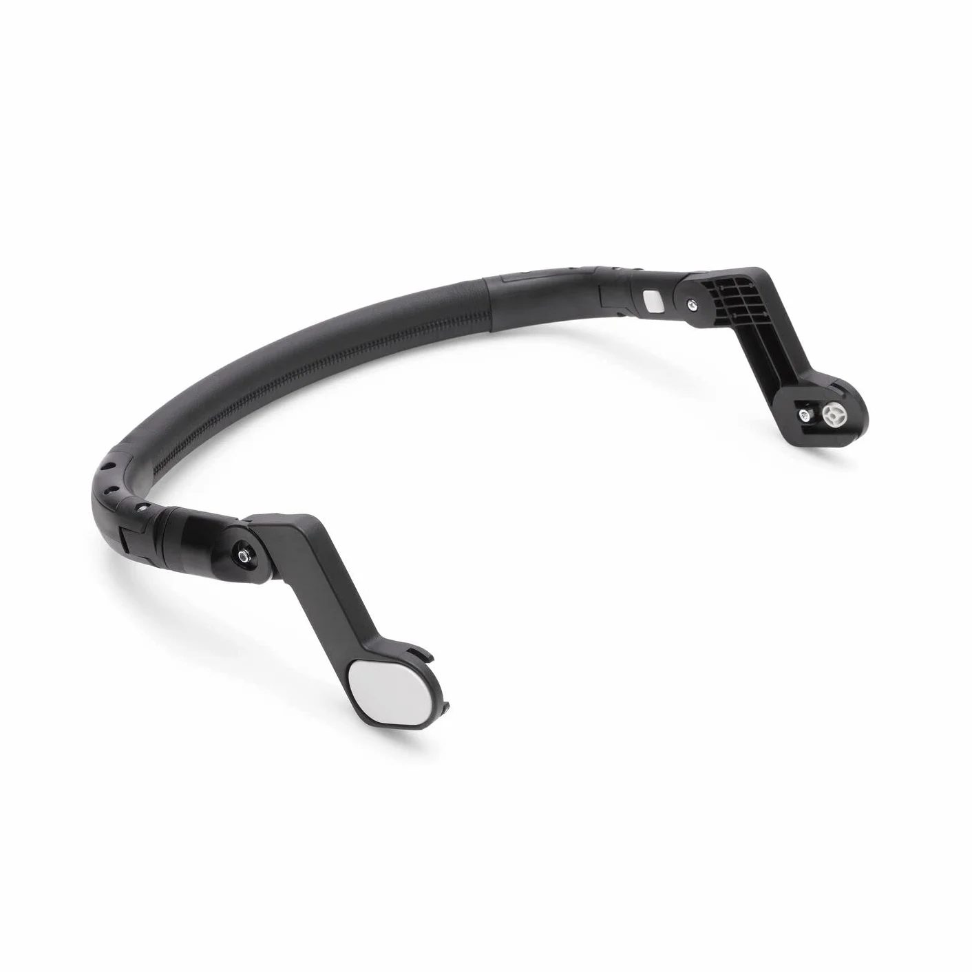Bugaboo Paraurti a forma di farfalla, bracciolo sicuro per passeggino a farfalla, regolabile, facile da pulire, design minimalista e sostenibile, impugnatura per bambini in crescita, nero