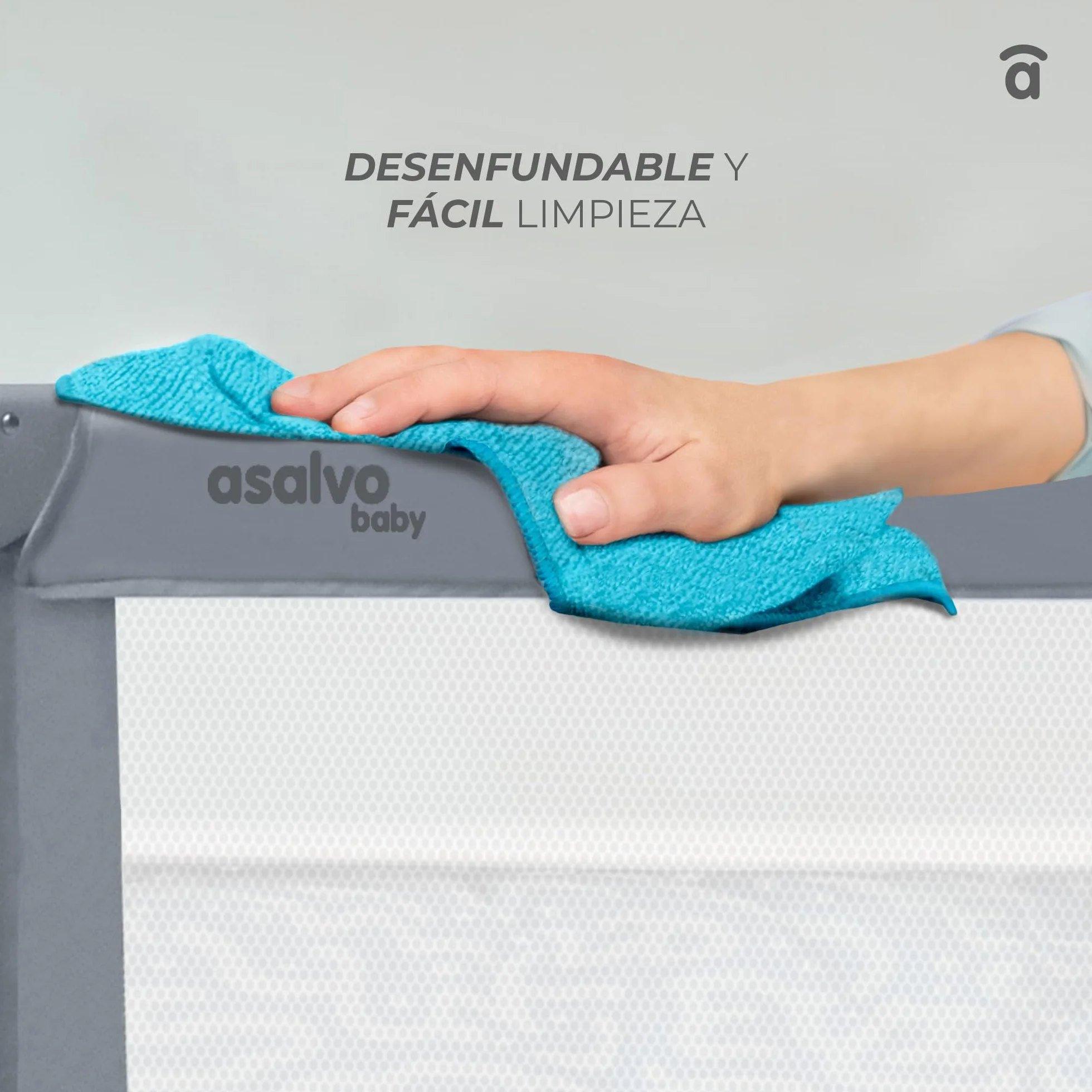 Asalvo 151508 Sponda del Letto, Bianco, 90 X 43.5 cm