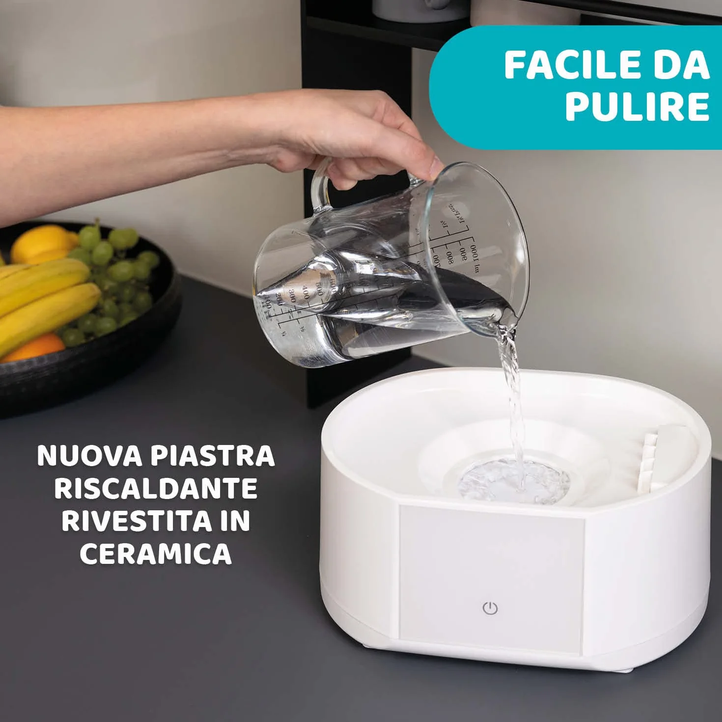 Chicco Sterilizzatore Biberon con Asciugatura, 2 Configurazioni, Fino a 6 Biberon 330 ml, Bianco