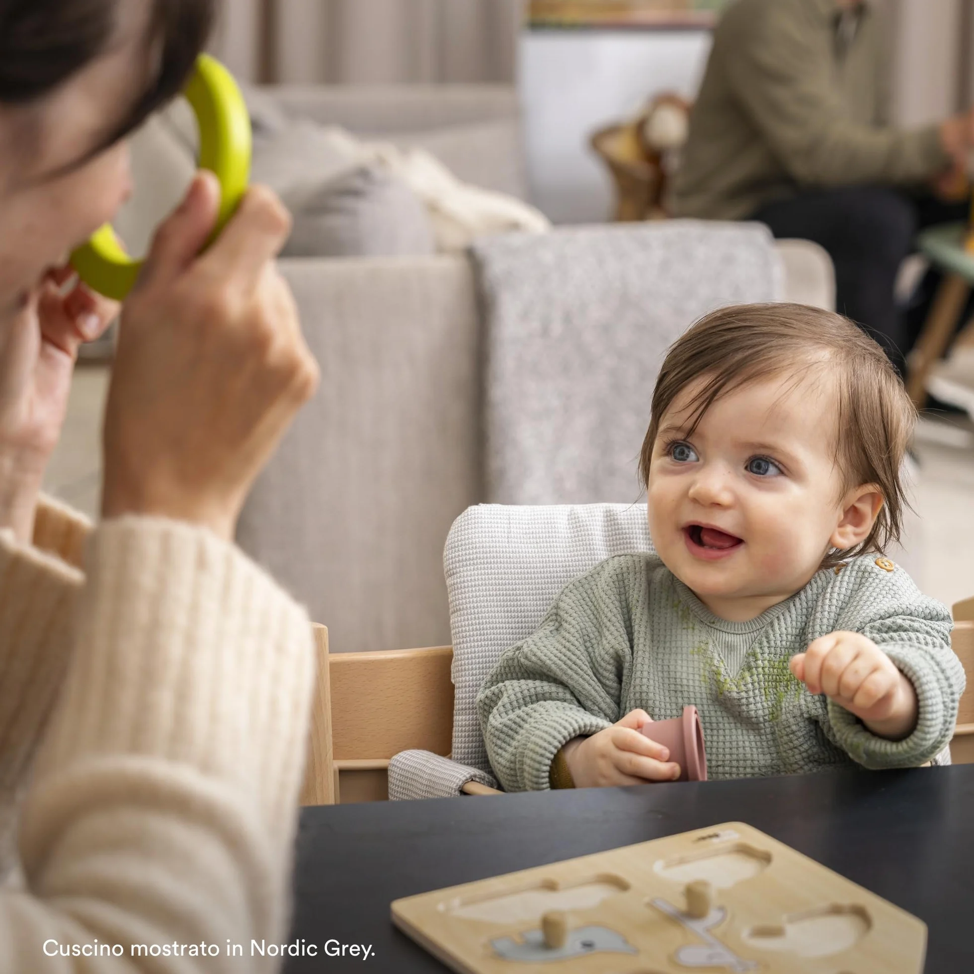 Stokke Tripp Trapp Classic Cuscino sedia malva mélange
