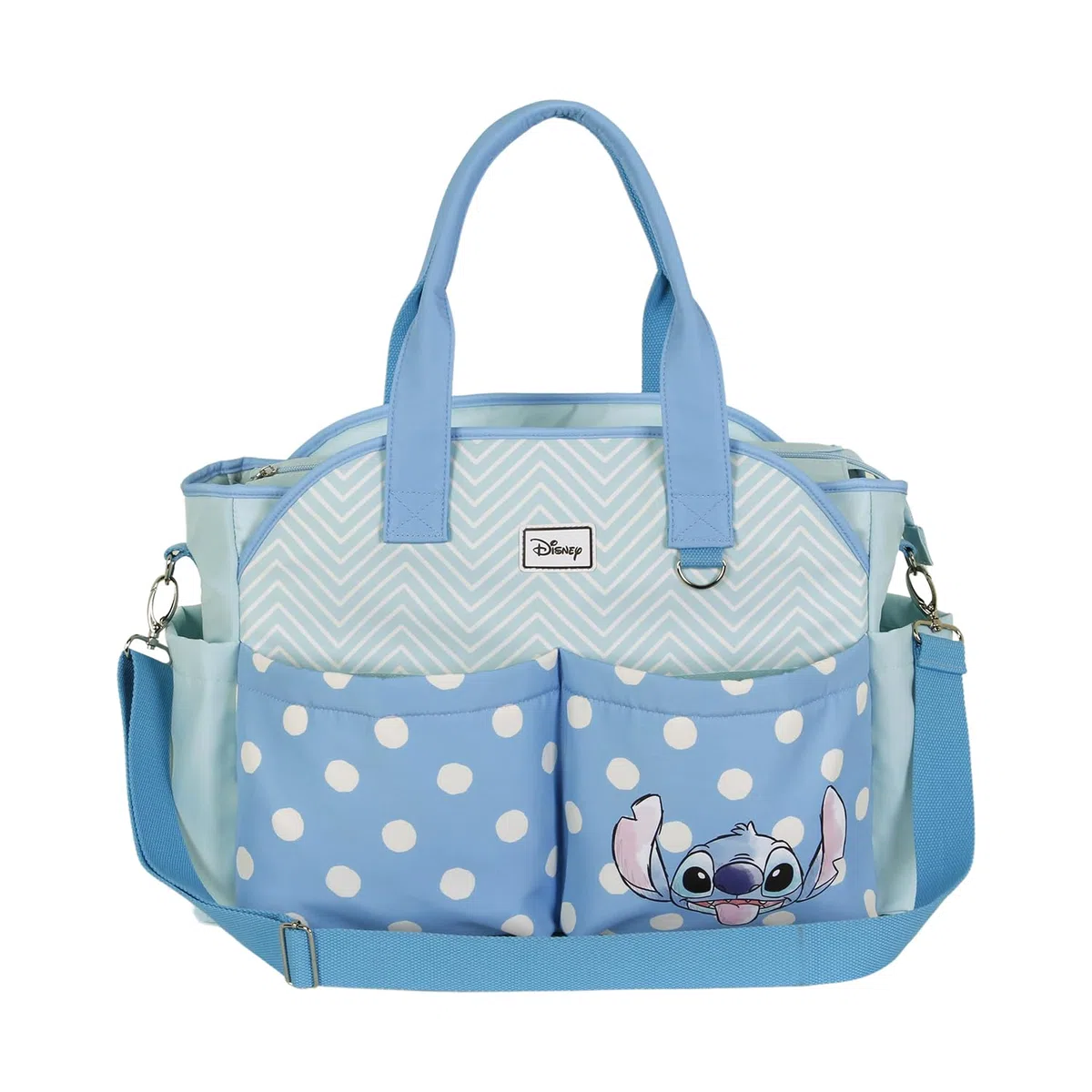 Disney Lilo e Stitch Lovely-Borsa per Passeggino Mommy, Blu, 44 x 32 cm