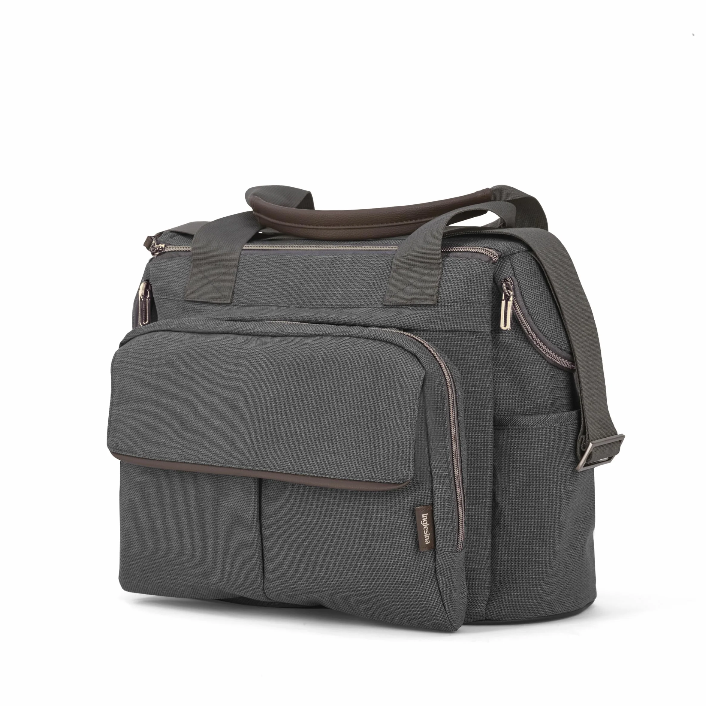 BORSA DUAL BAG APTICA VELVET GREY INGLESINA