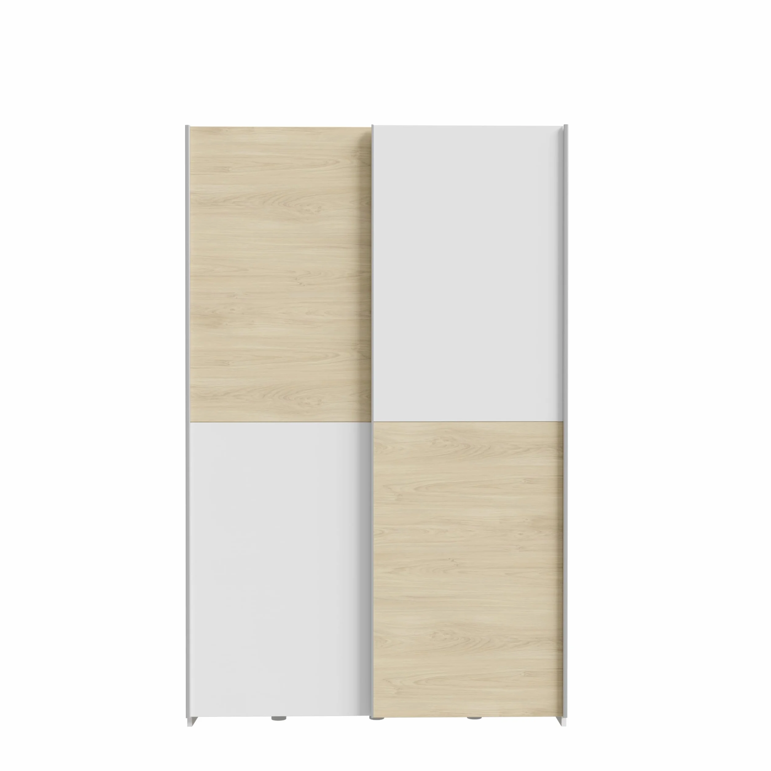Armadio con ante scorrevoli in legno truciolare 120x191x61 cm AVANTI TRENDSTORE