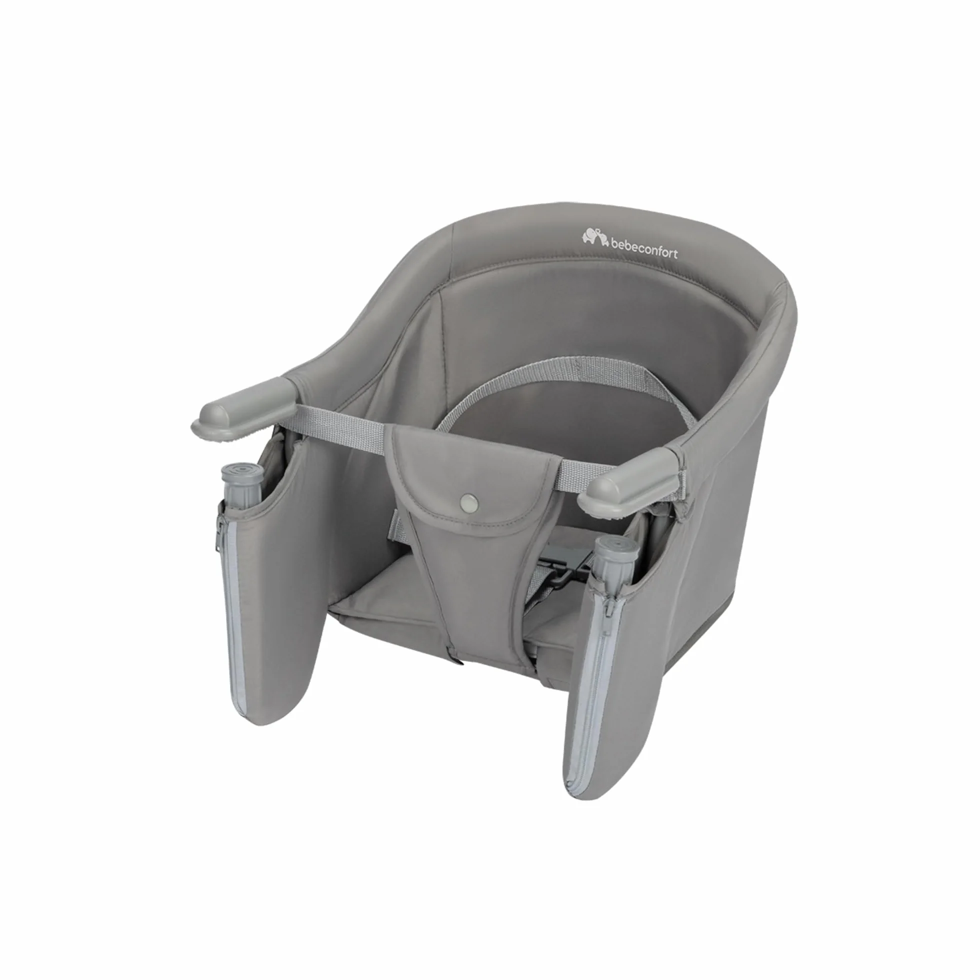 Bebeconfort Malva Seggiolino da Tavolo Pieghevole per Bambini 6 Mesi-3 Anni 15kg Mineral Grey