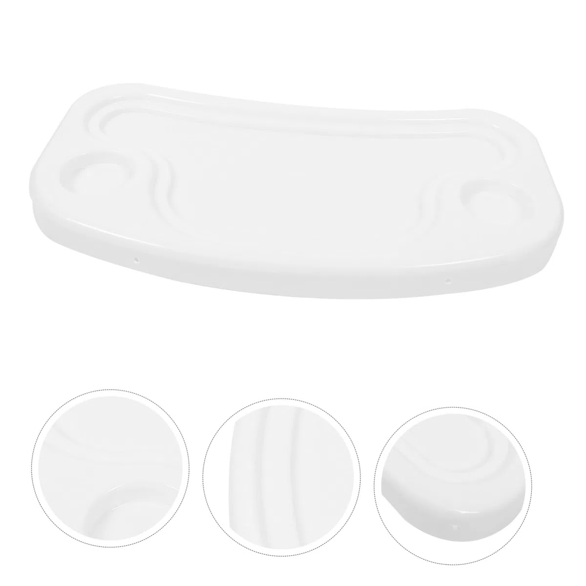 Gatuida Vassoio Seggiolone per Plastica Resistente Adatto Seggioloni in Legno Dimensioni Facile da Installare per Pranzi e Pappe Sicure