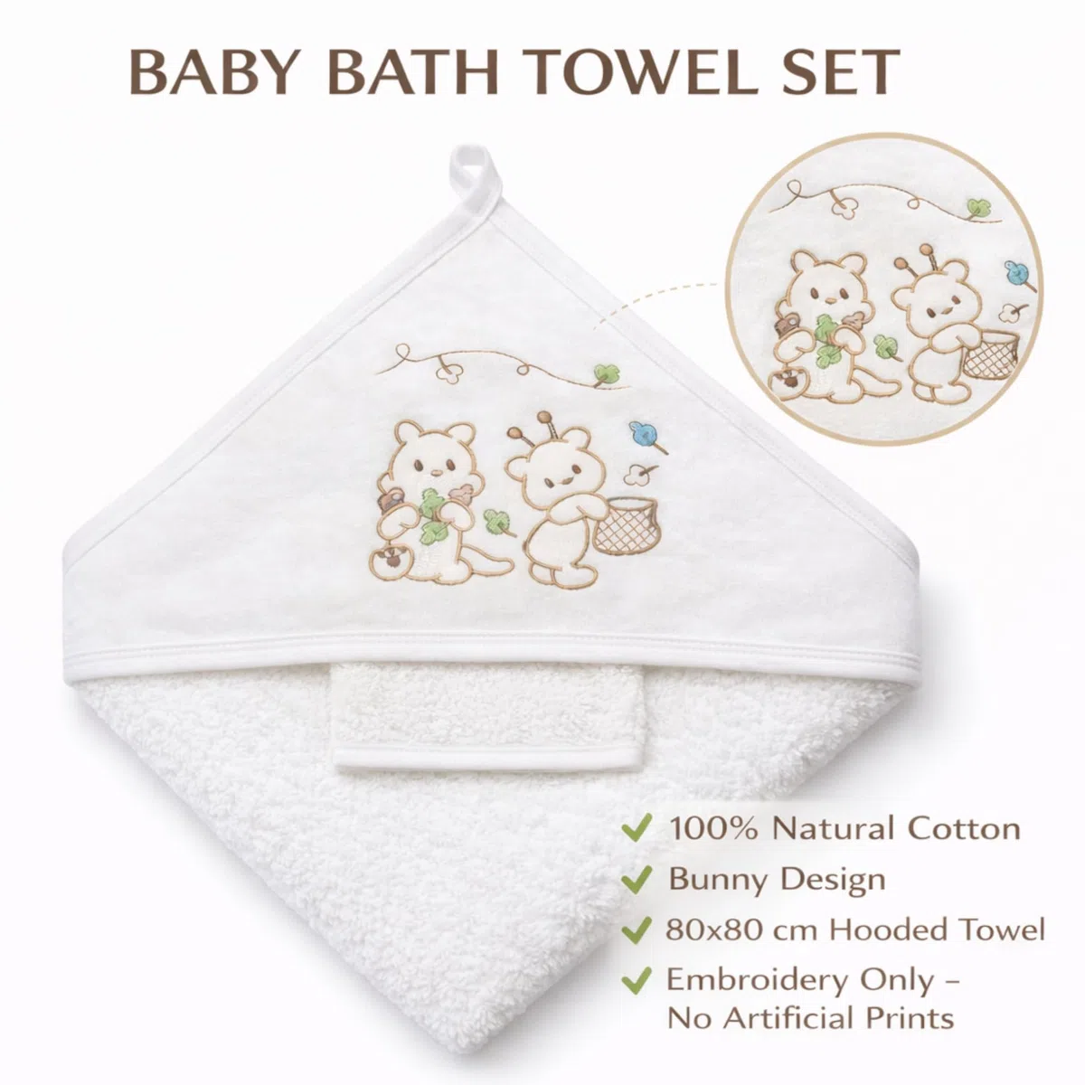 Blue Eyes Set Regalo Neonato 10 Pezzi in Cotone