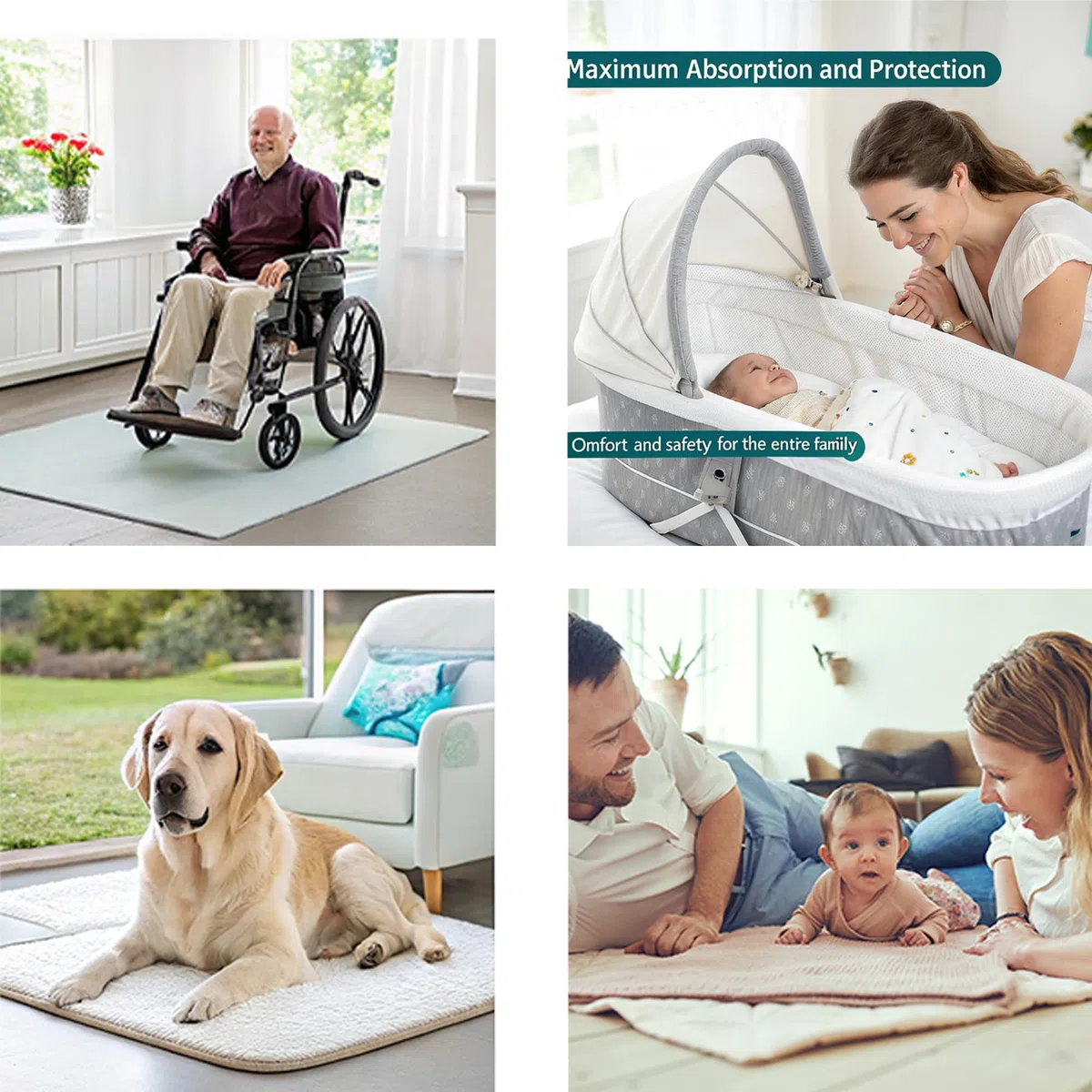 50x Traverse Multiuso 60x45 Cm ,Protezione Avanzata Con 6 Strati Antimicrobici. Ideali Per Fasciatoi E Letti, Assorbenti E Anti-Odore . Skin-Friendly ,Per Neonati, Anziani E Animali.