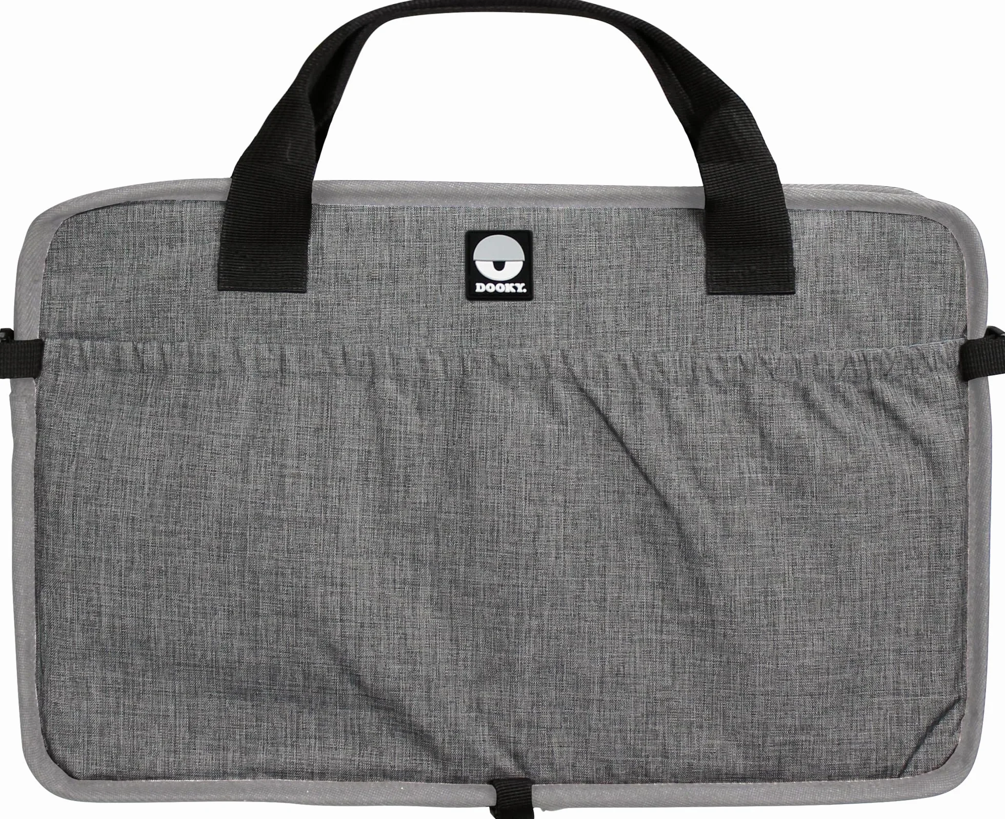 Dooky Original Traveller - lettino pieghevole per bambini - super leggero, tasche esterne, 41 x 74 cm (assemblato) /41 x 26 cm (piegato), 100% poliestere, nero