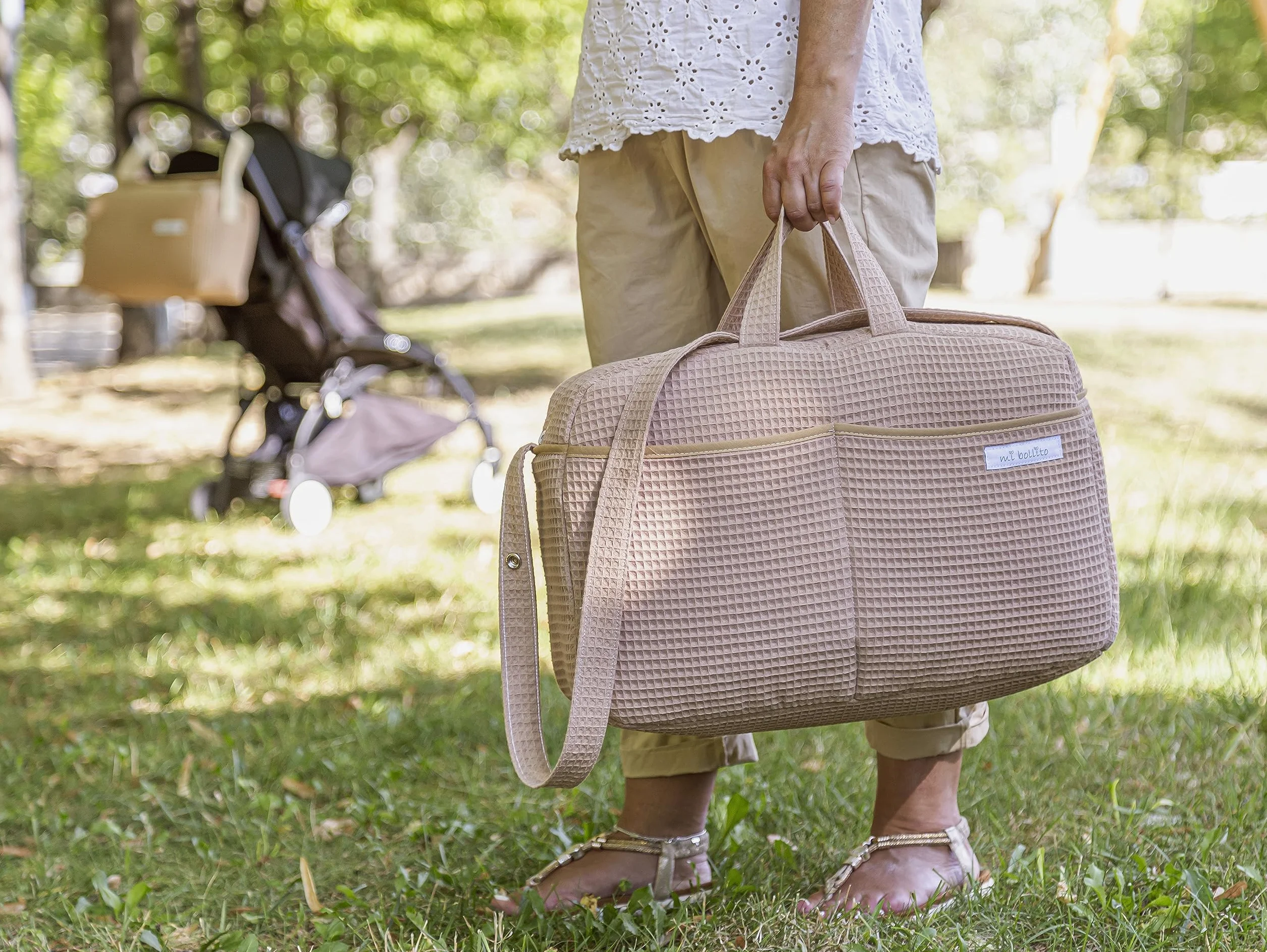 Borsa a tracolla per maternità organizer grande capienza Spagna