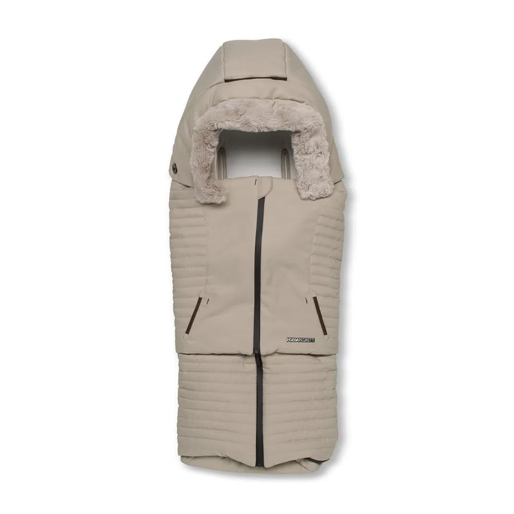 Foppapedretti Kalor Sacco Invernale Universale 2in1 per navicella, ovetto e passeggino, Cream