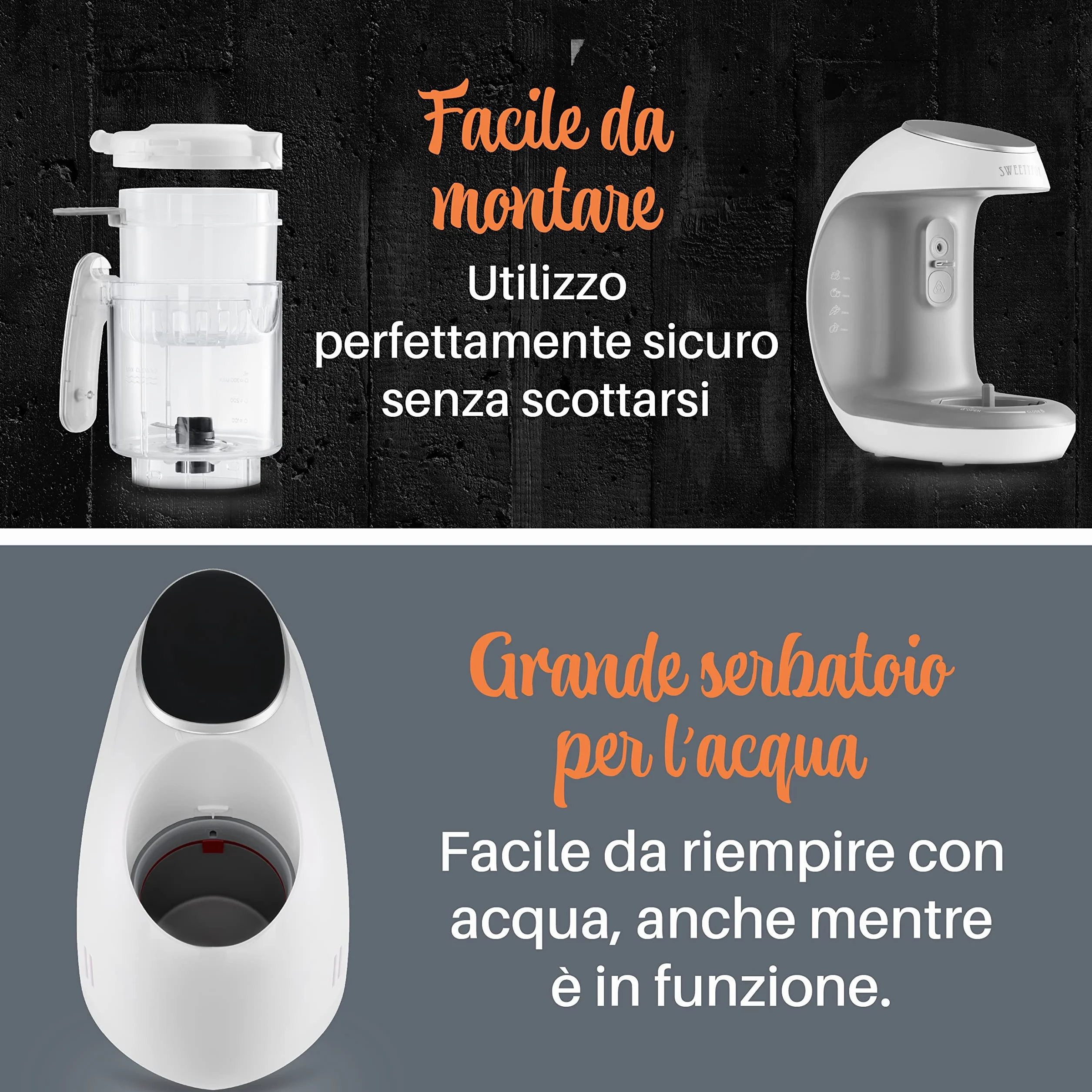 Sweety Fox Cuocipappa Mixer Multifunzione 7-in-1 per Bébé - Vapore, Mixer, Pulse