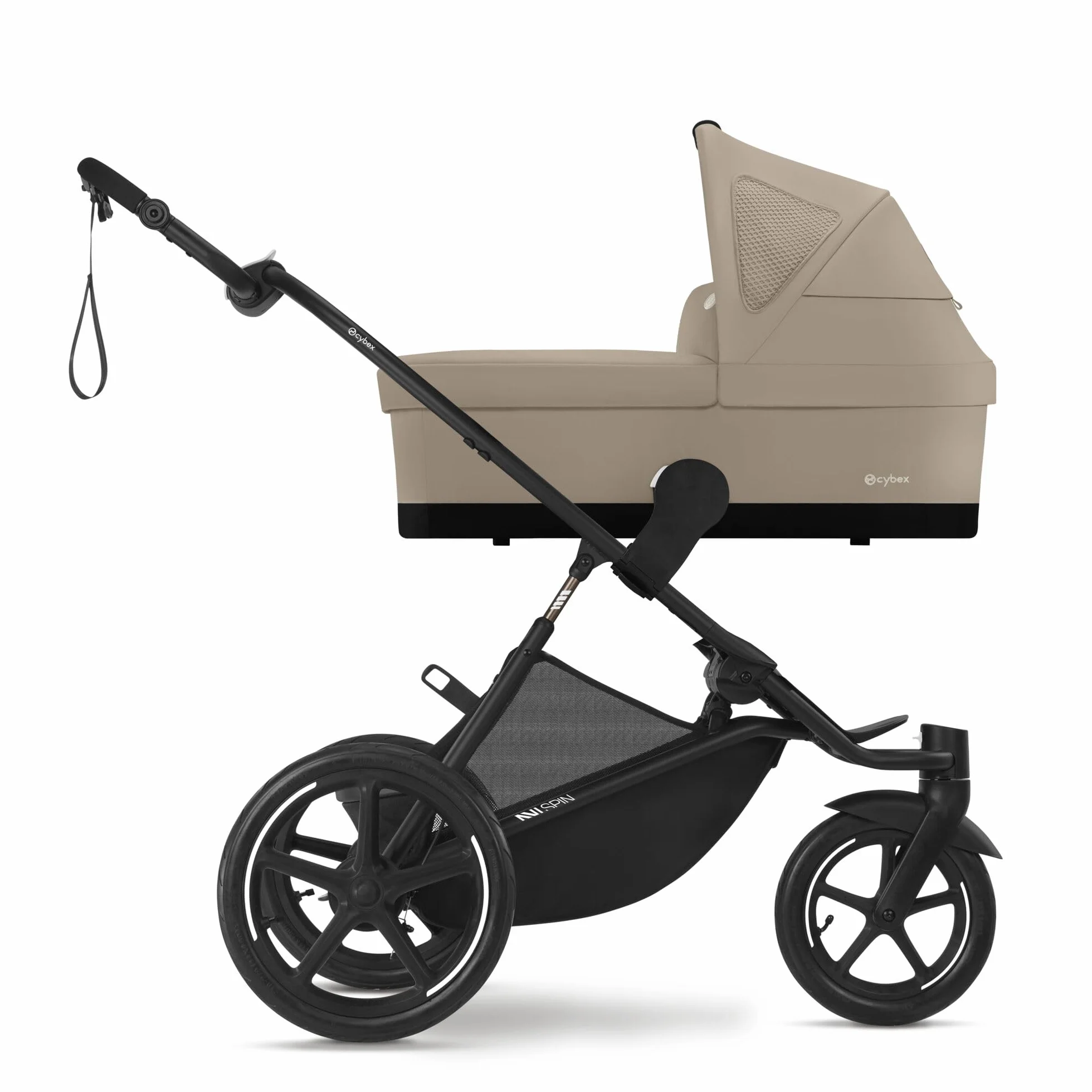 CYBEX Navicella Gold COT S, dalla nascita a circa 6 mesi (max. 9 kg), per CYBEX AVI Spin e Eezy S Twist +2, beige mandorla