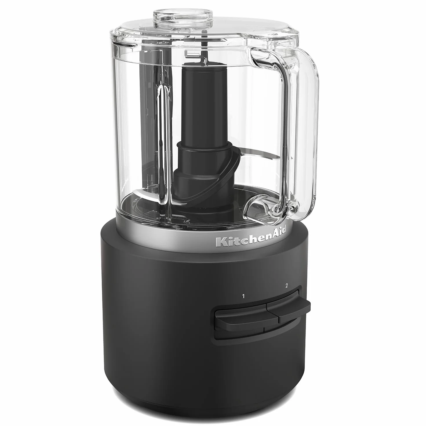 KitchenAid Tritatutto senza fili 1,18L 2 velocità pulse Lama inox frusta 25 minuti Nero Senza batteria
