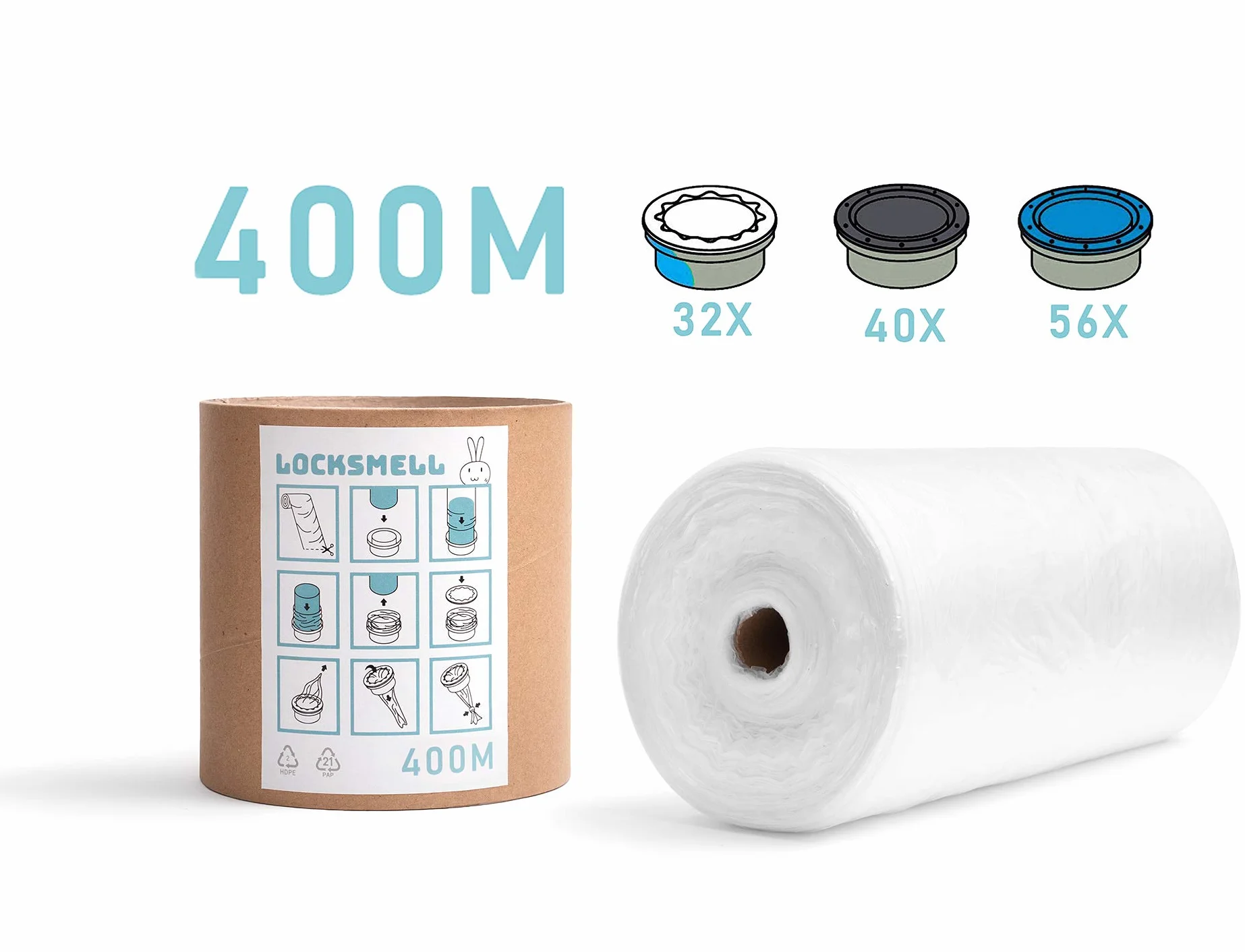 ricarica mangiapannolini (400m) sono compatibili con le cartucce Tommee Tippee Sangenic e altre cassette per pannolini. Equivalenti alle 32 di Sangenic Refills + IL TUBO DI RICARICA