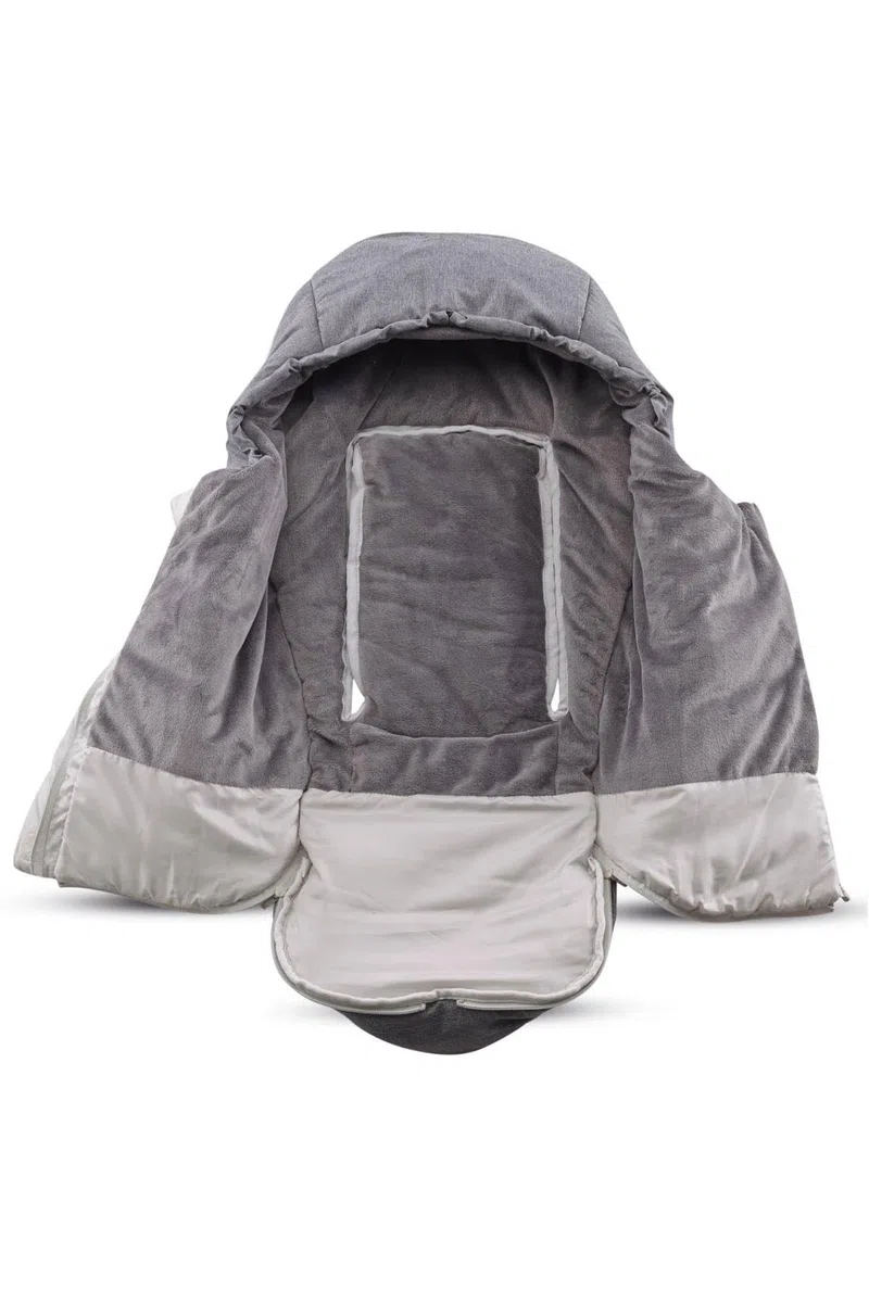 Inglesina Sacco Invernale Termico, Blu, Caldo per Culla, Tessuto Impermeabile, Interno Soffice e Morbido, 42 x 77 cm