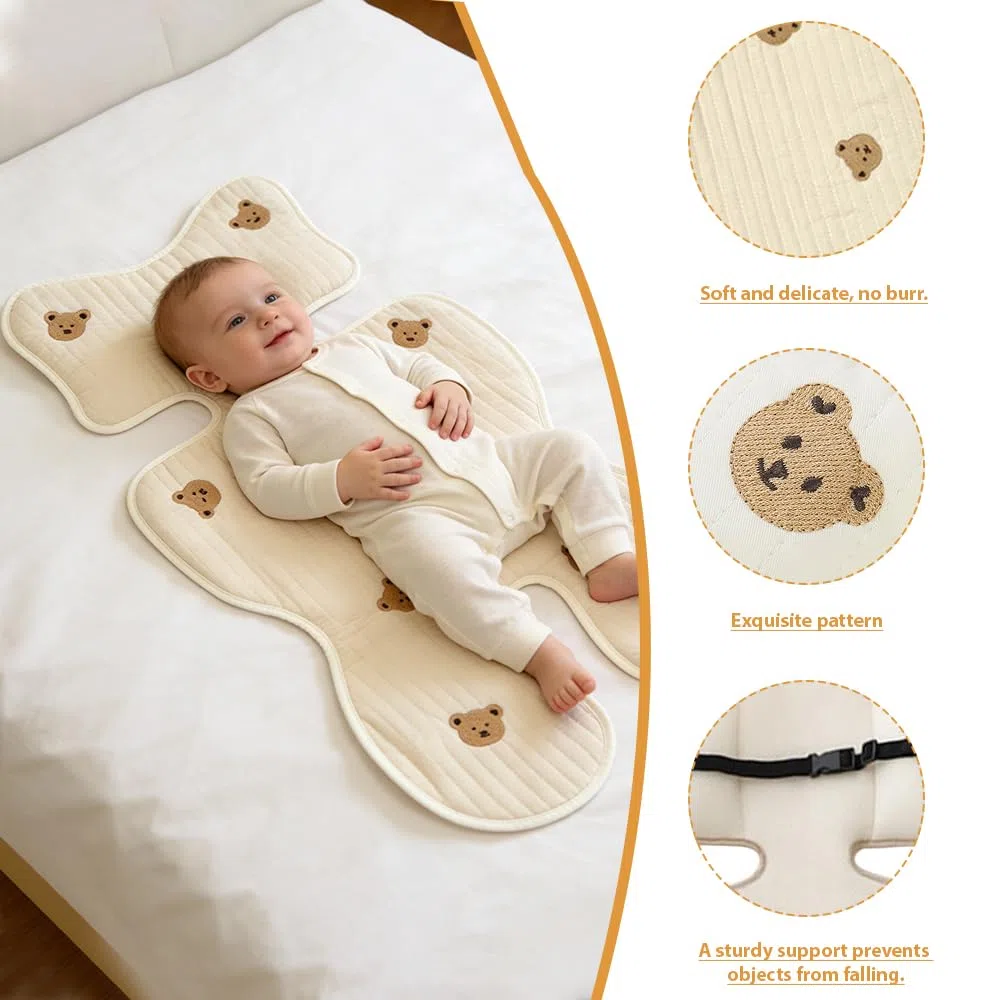 Copri Passeggino Estivo Antisudore, 72 x 40 cm Copri Seggiolino Auto Estivo, Coprisedile Estivo Traspirante, Universale, Lavabile, Per Passeggino, Ovetto, Protegge Il Coprisedile Da Macchie