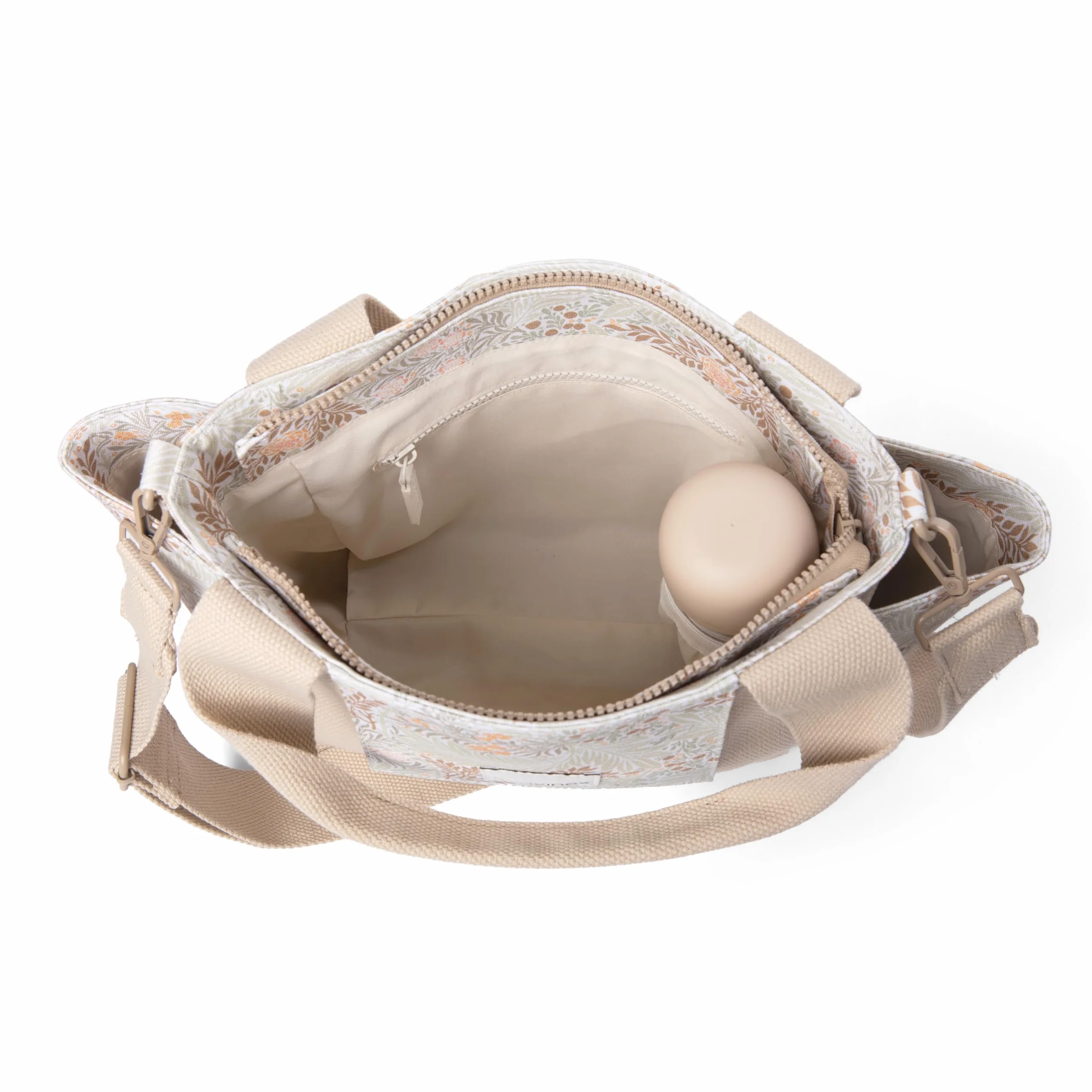 Suavinex Borsa Maternità Organizer per Passeggino con Manici Regolabili, Beige