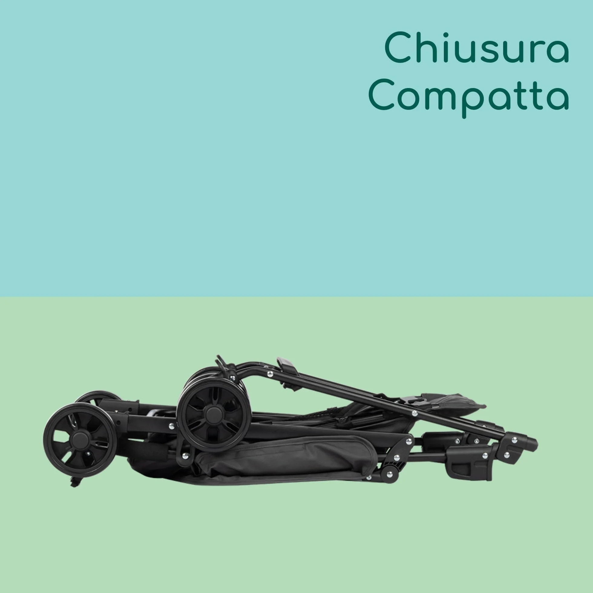 Bebeconfort Snow Passeggino Leggero 0+ 0-15 kg Pieghevole Chiusura Compatta Mineral Graphite