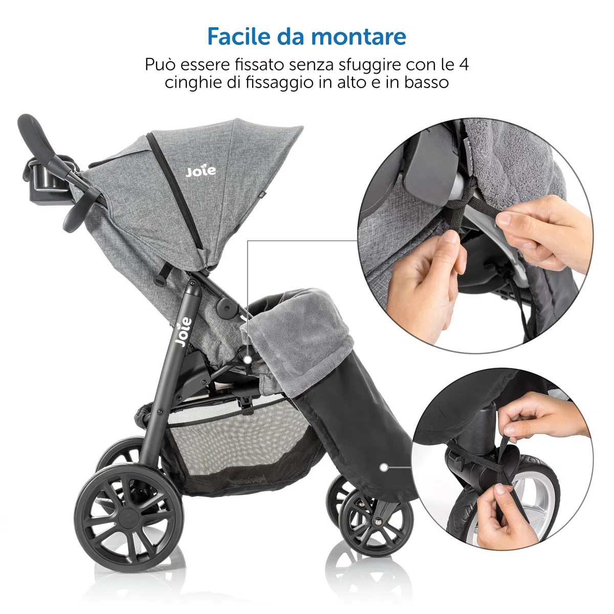 Zamboo Coprigambe Passeggino Universale e Carrozzina - Sacco Termico Passeggino Universale Impermeabile e Morbido - Sacco Invernale e Autunnale - Nero