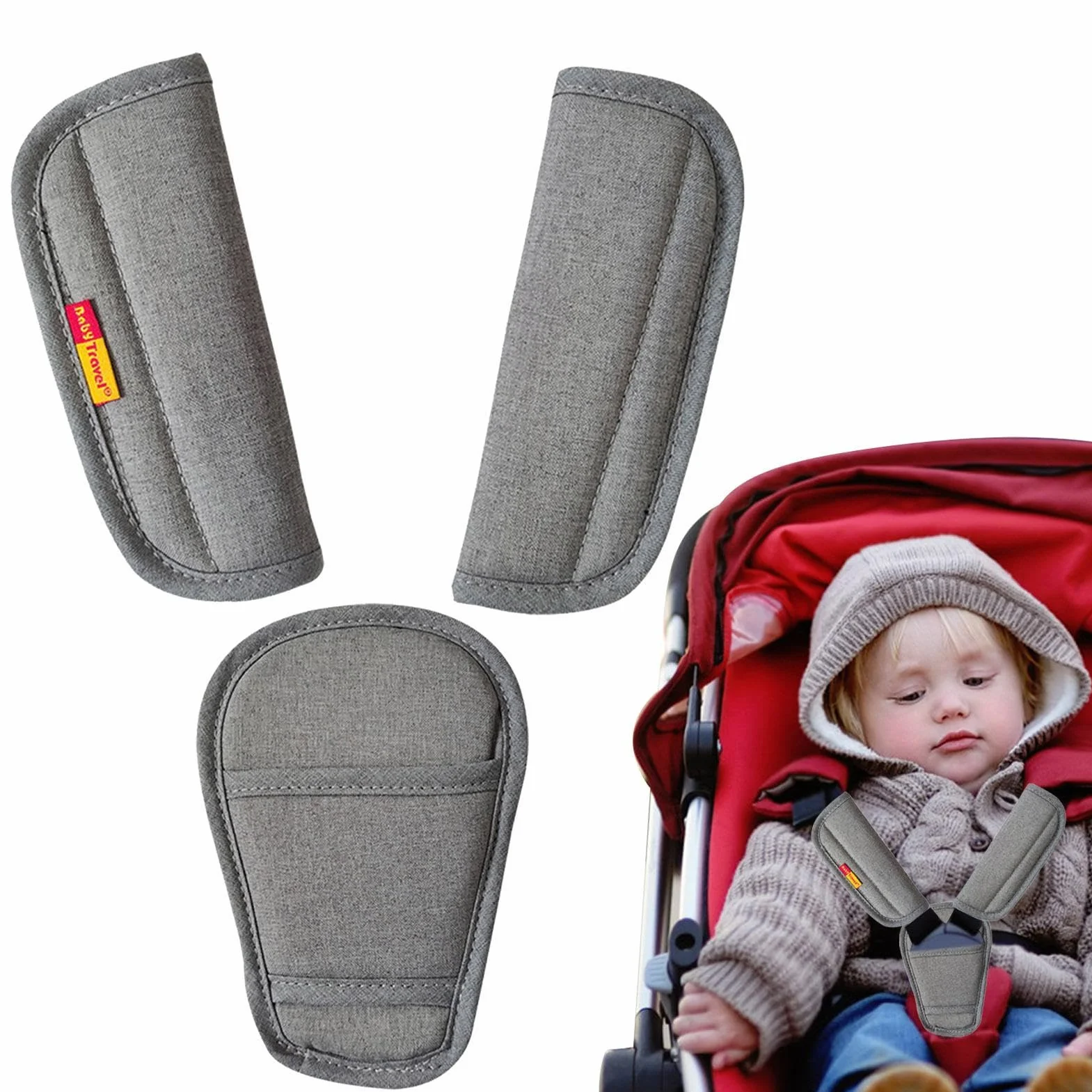 3 imbottiture per cinture di sicurezza per bambini, imbottiture per cinture di sicurezza, ottima pulizia senza sforzo, per la sicurezza dei bambini, per e bambini