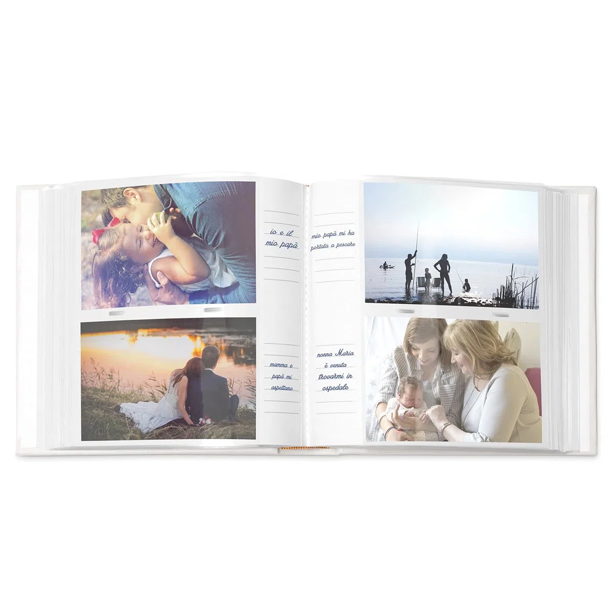 Maverton Album Foto Personalizzato - Copertina in Pelle Sintetica con Finestra per Foto - Album Fotografico Personalizzabile 100 pagine - 200 foto 10x15cm - Regali Neonato Compleanno
