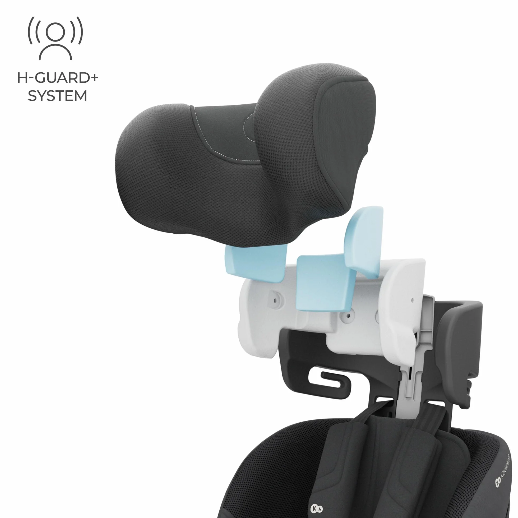 Kinderkraft I-GROW 2 PRO Seggiolino auto 0-36 kg, I-SIZE 40-150 cm, Seggiolino 360 girevole, con Isofix Base, Reclinabile Posizione sdraiata, Poggiatesta regolabile, Gruppo 0 1 2 3, Nero