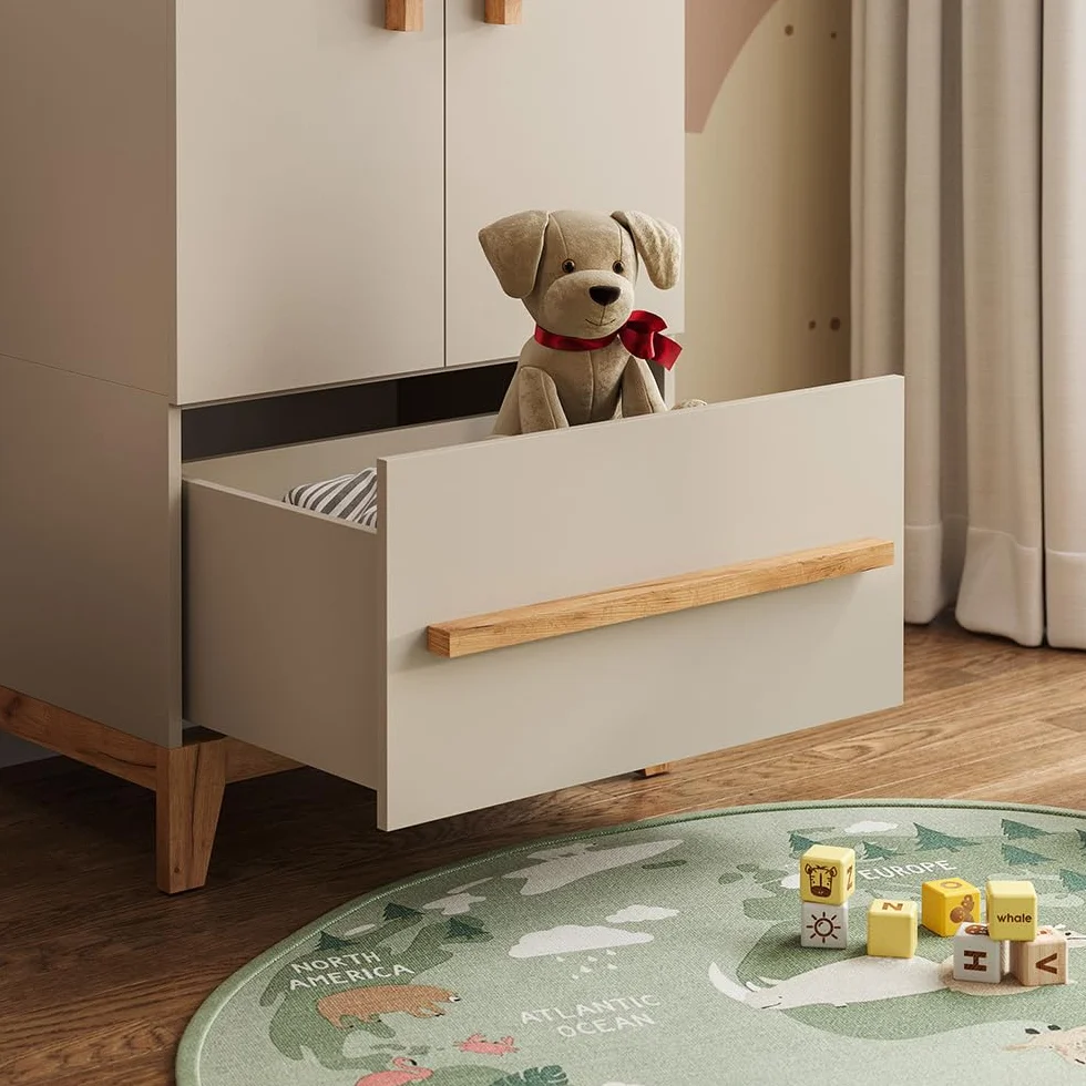 VitaliSpa Armadio per bambini Malia 70 x 186.8 cm Cashmere Artigianale