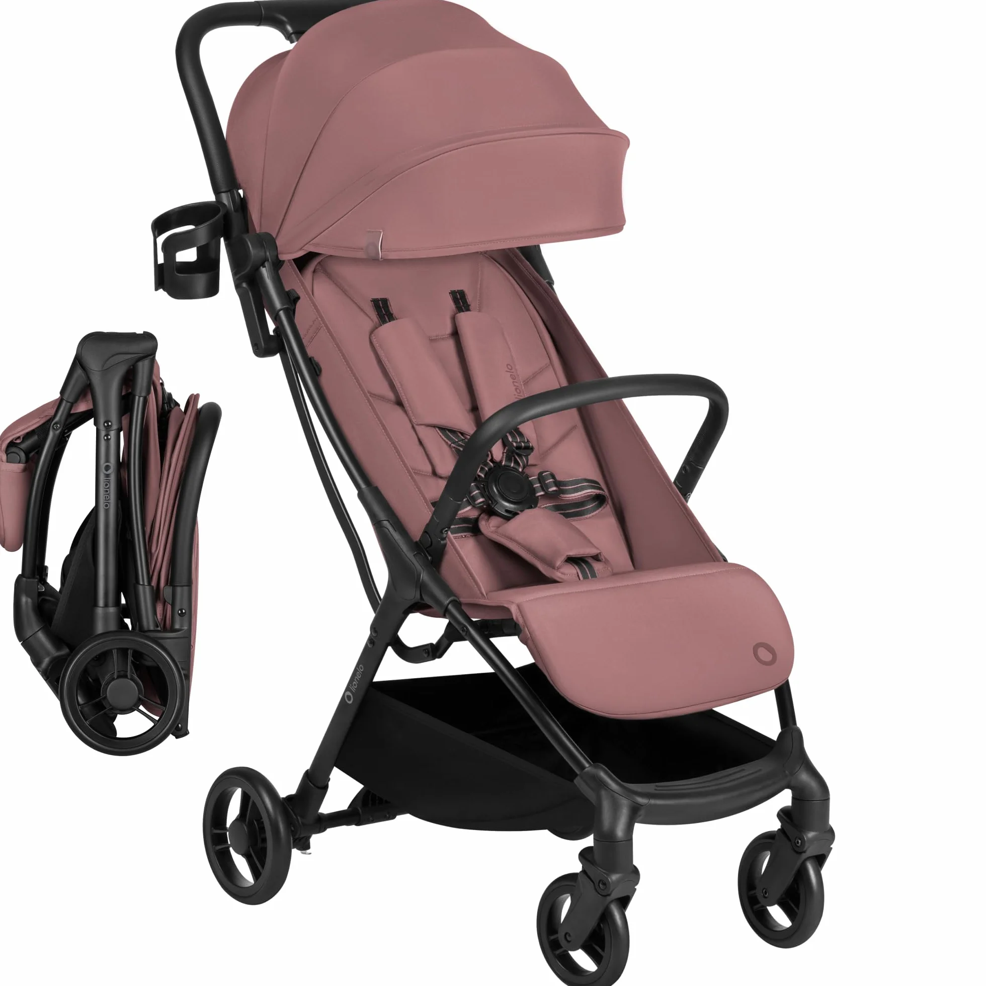 Lionelo AGIA Passeggino Compatto Leggero 22 kg Pieghevole una Mano Posizione Distesa Seduta Ampia